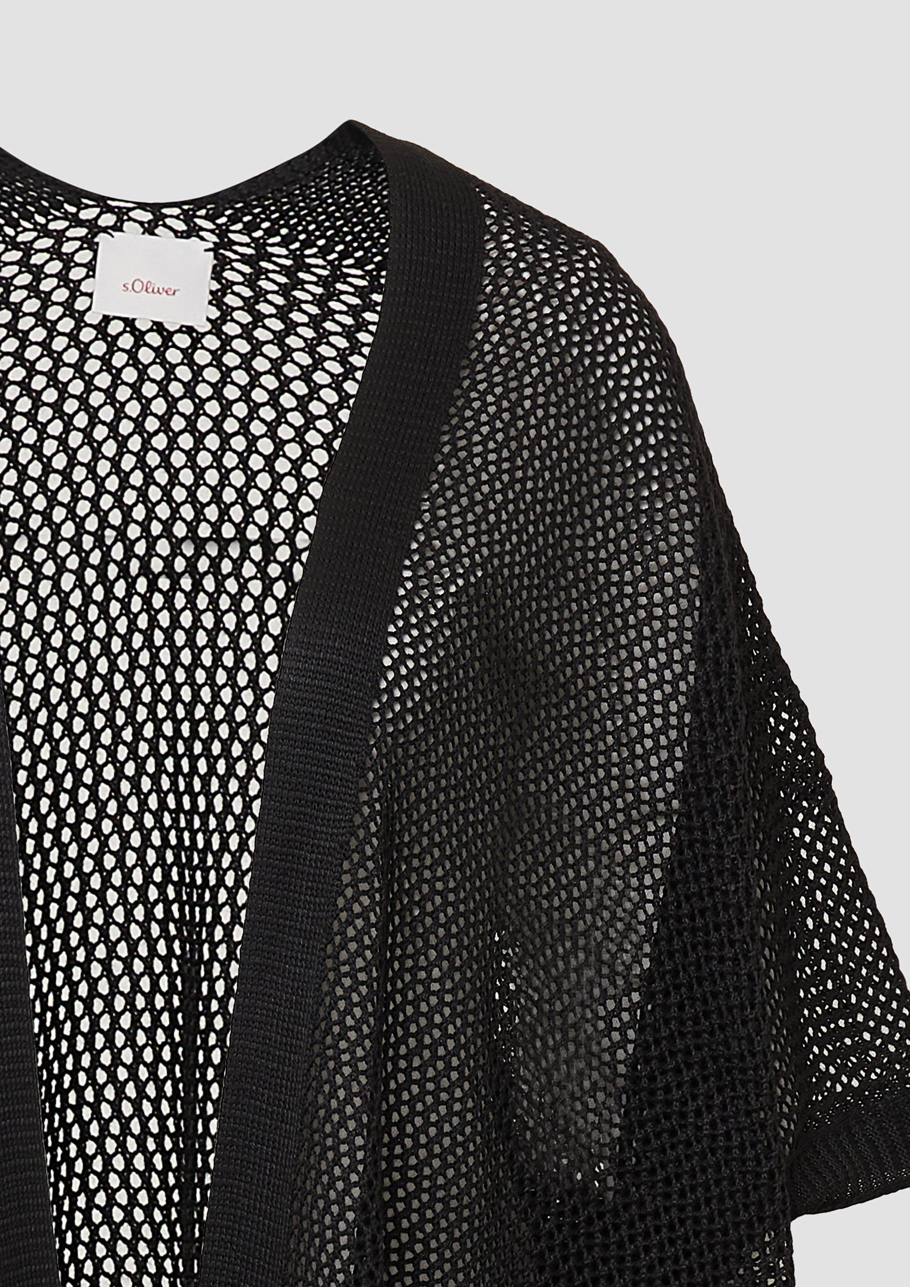 Indoor poncho in 9999 & 8100