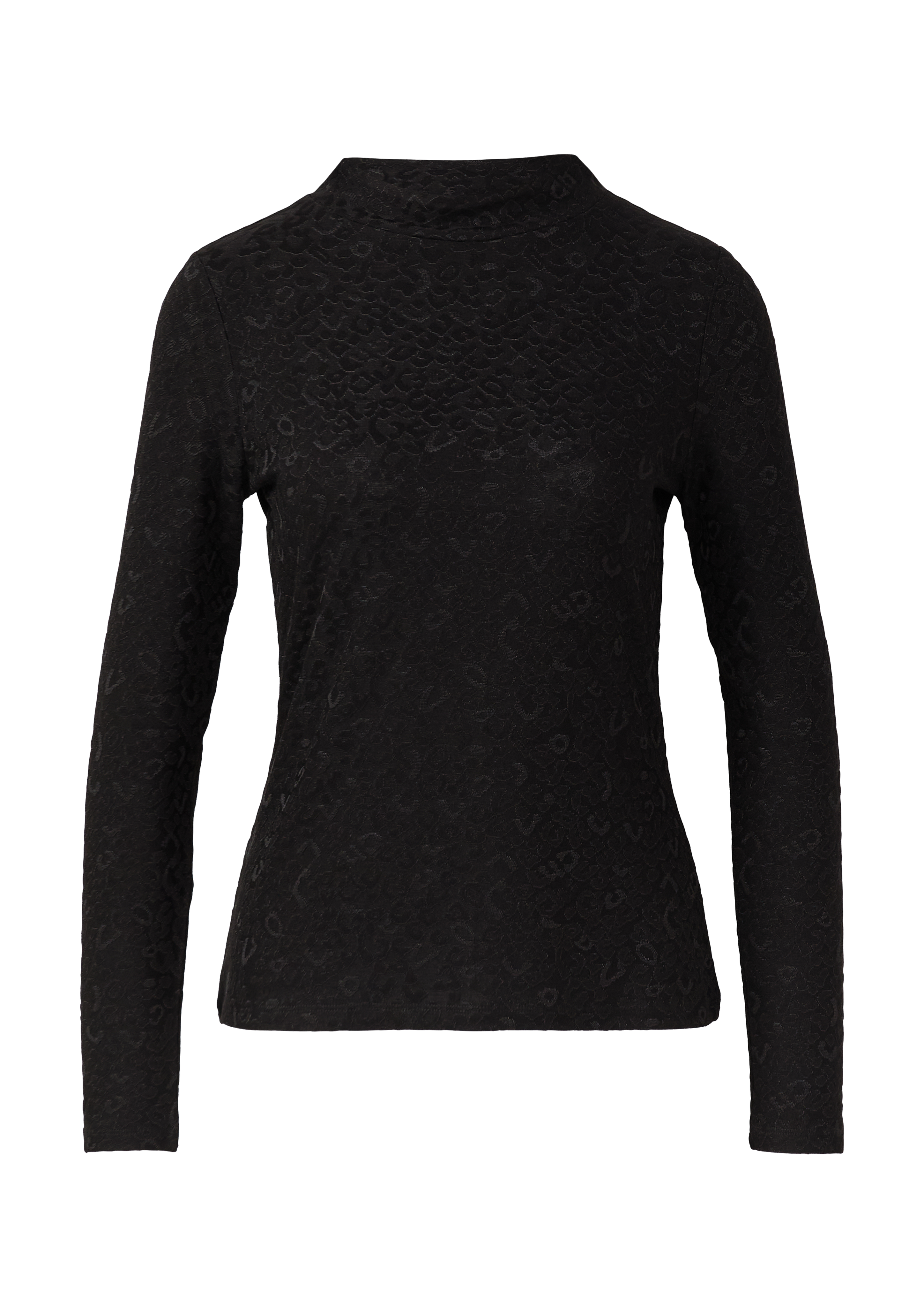 Licht glanzend jacquard overhemd