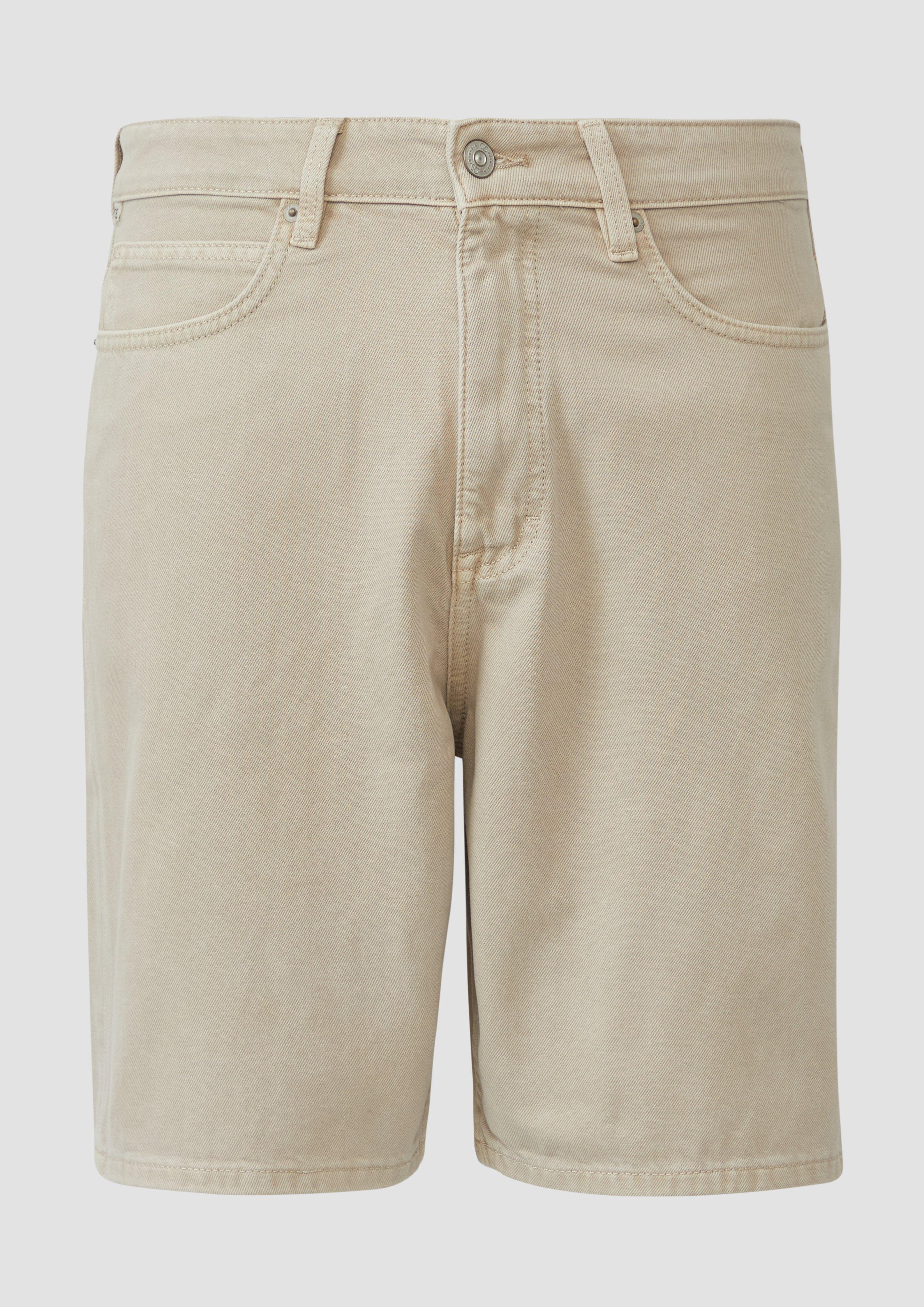 Thumbnail - QS - Denim-Shorts / Loose Fit / Mid Rise / Wide Leg, Herren, Beige