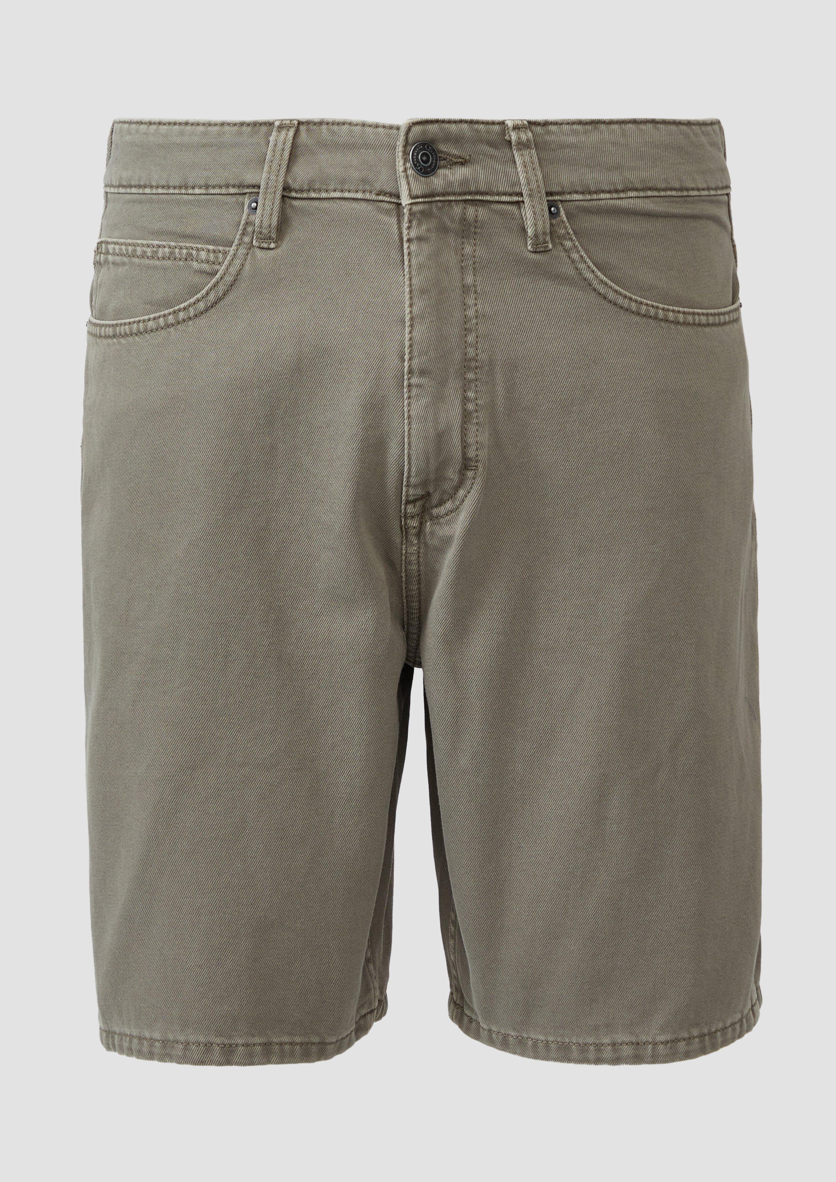 Thumbnail - QS - Denim-Shorts / Loose Fit / Mid Rise / Wide Leg, Herren, grau