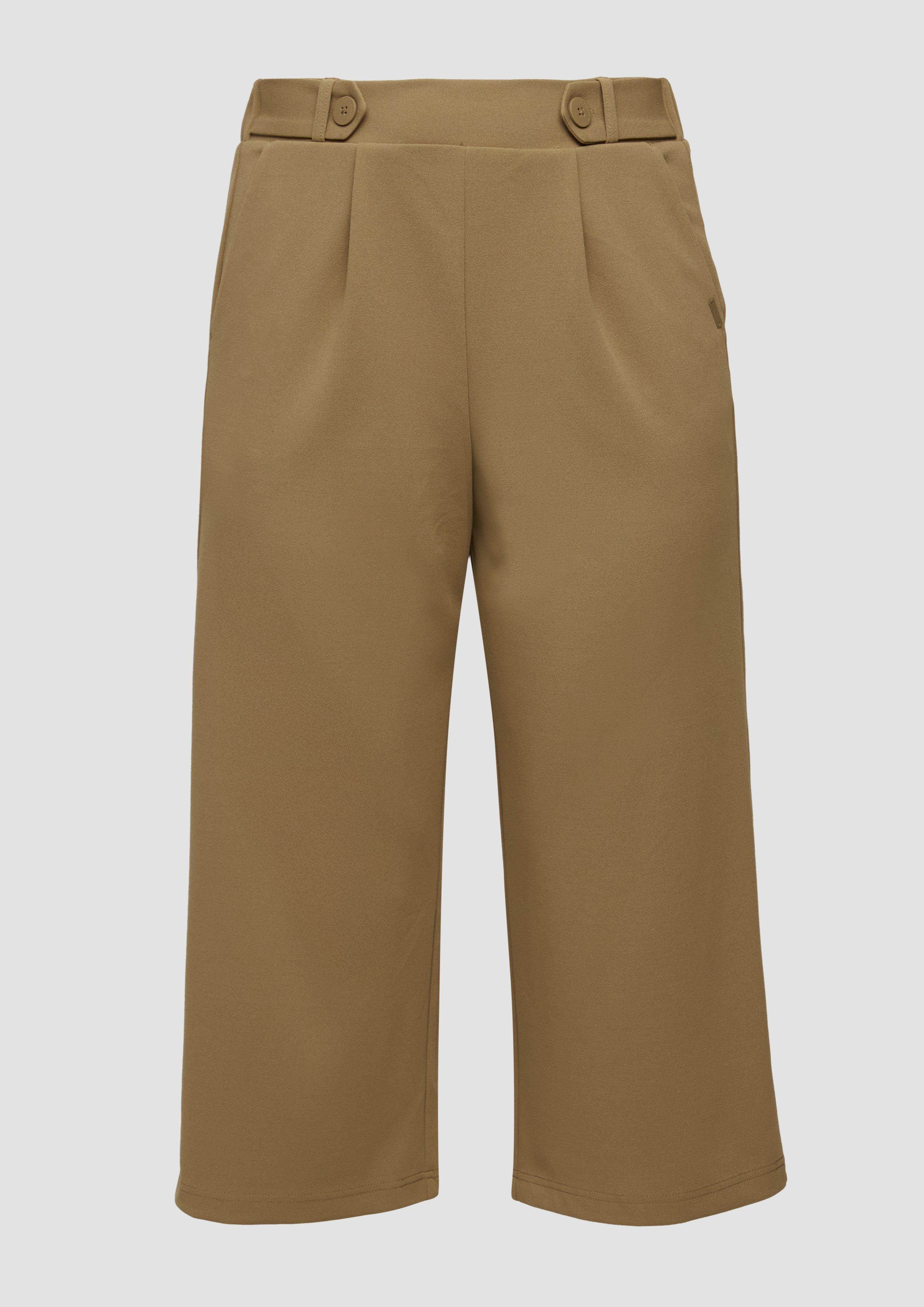 QS - Culotte aus Interlockjersey, Damen, Grün