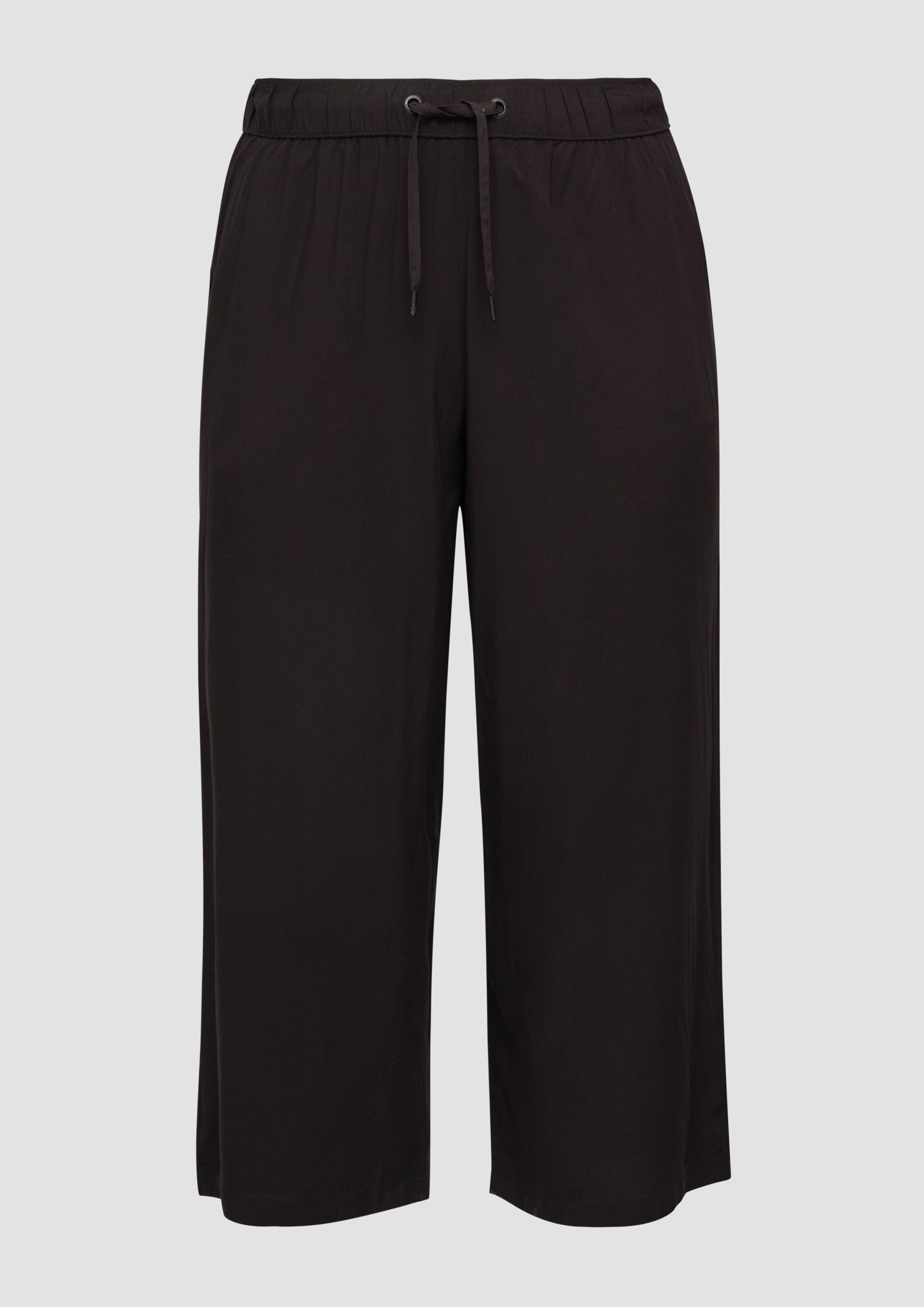 QS - Culotte aus Viskose, Damen, schwarz