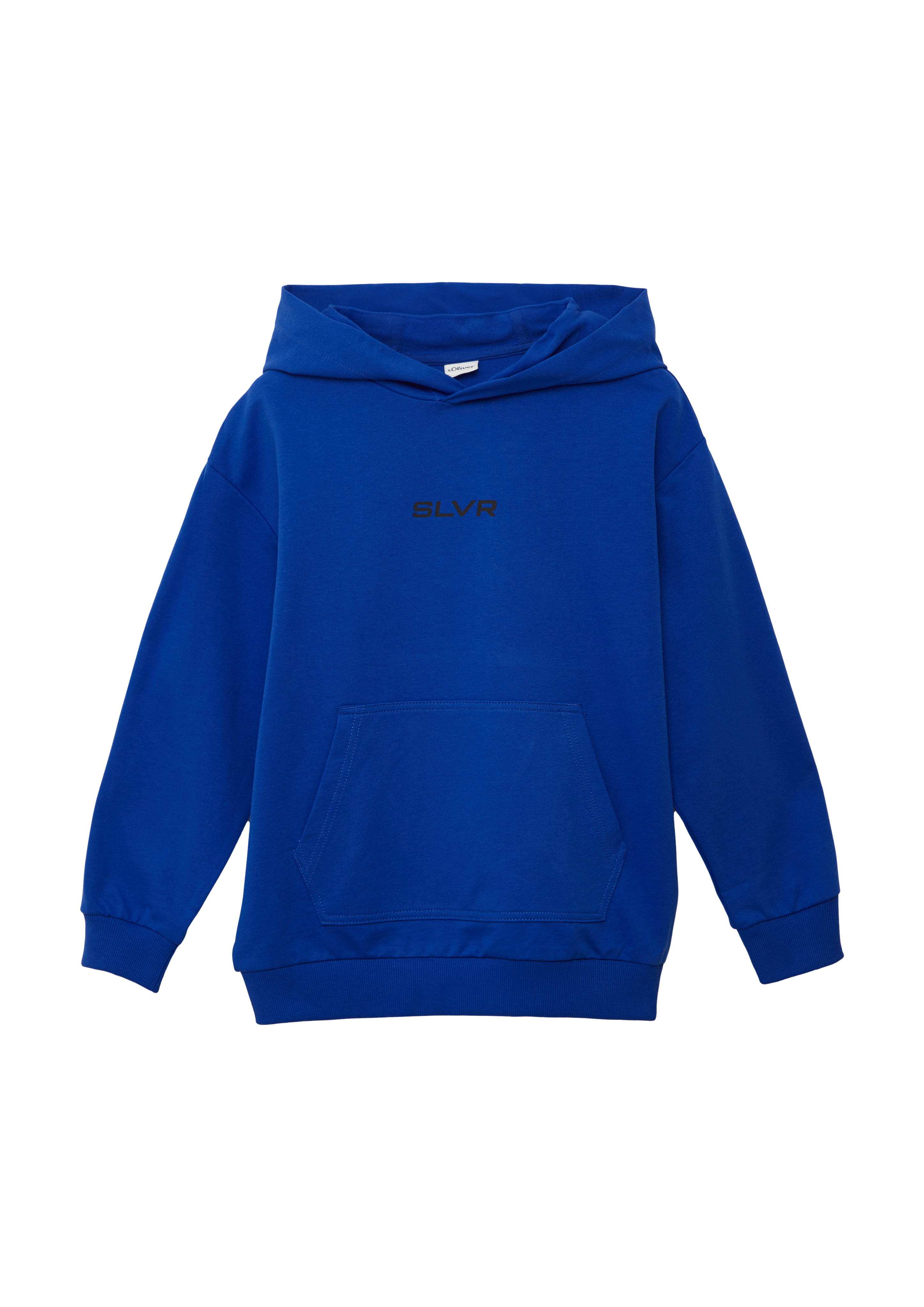 s.Oliver - Oversize-Hoodie mit Front- und Rückenprint, Jungen, blau