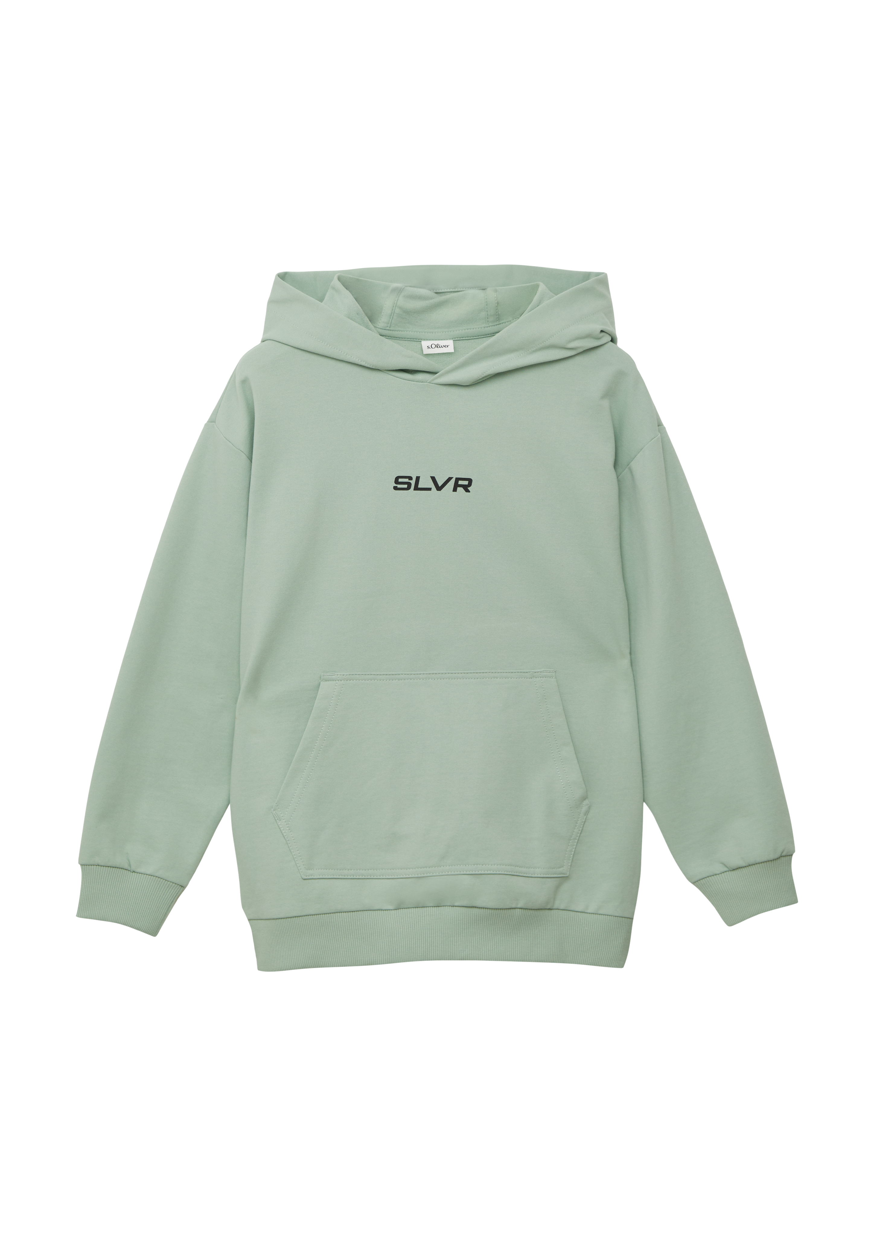 s.Oliver - Oversize-Hoodie mit Front- und Rückenprint, Jungen, grün