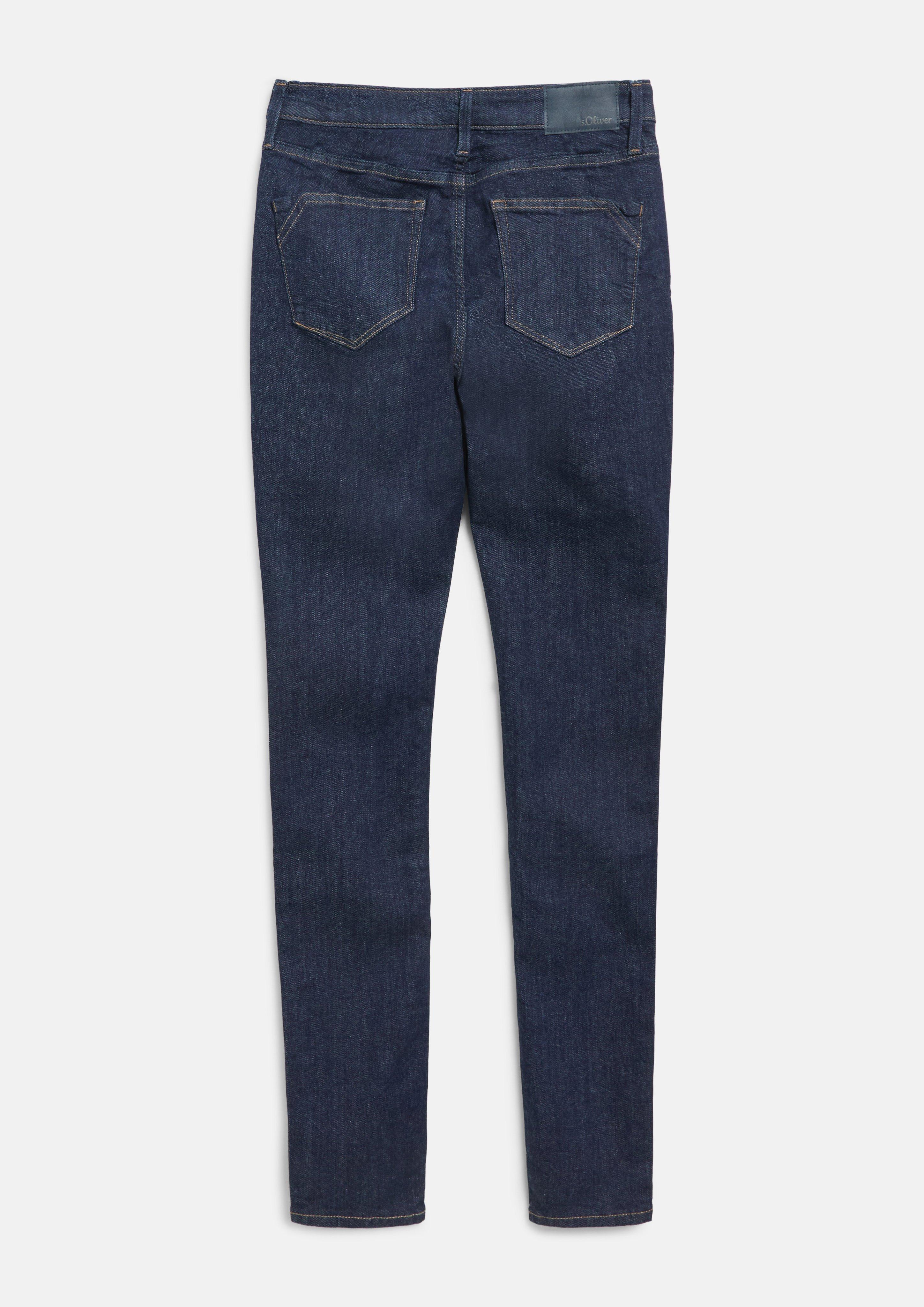 Femmes Jeans Izabell / Skinny Fit / Mid Rise / Skinny Leg en bleu de s.Oliver