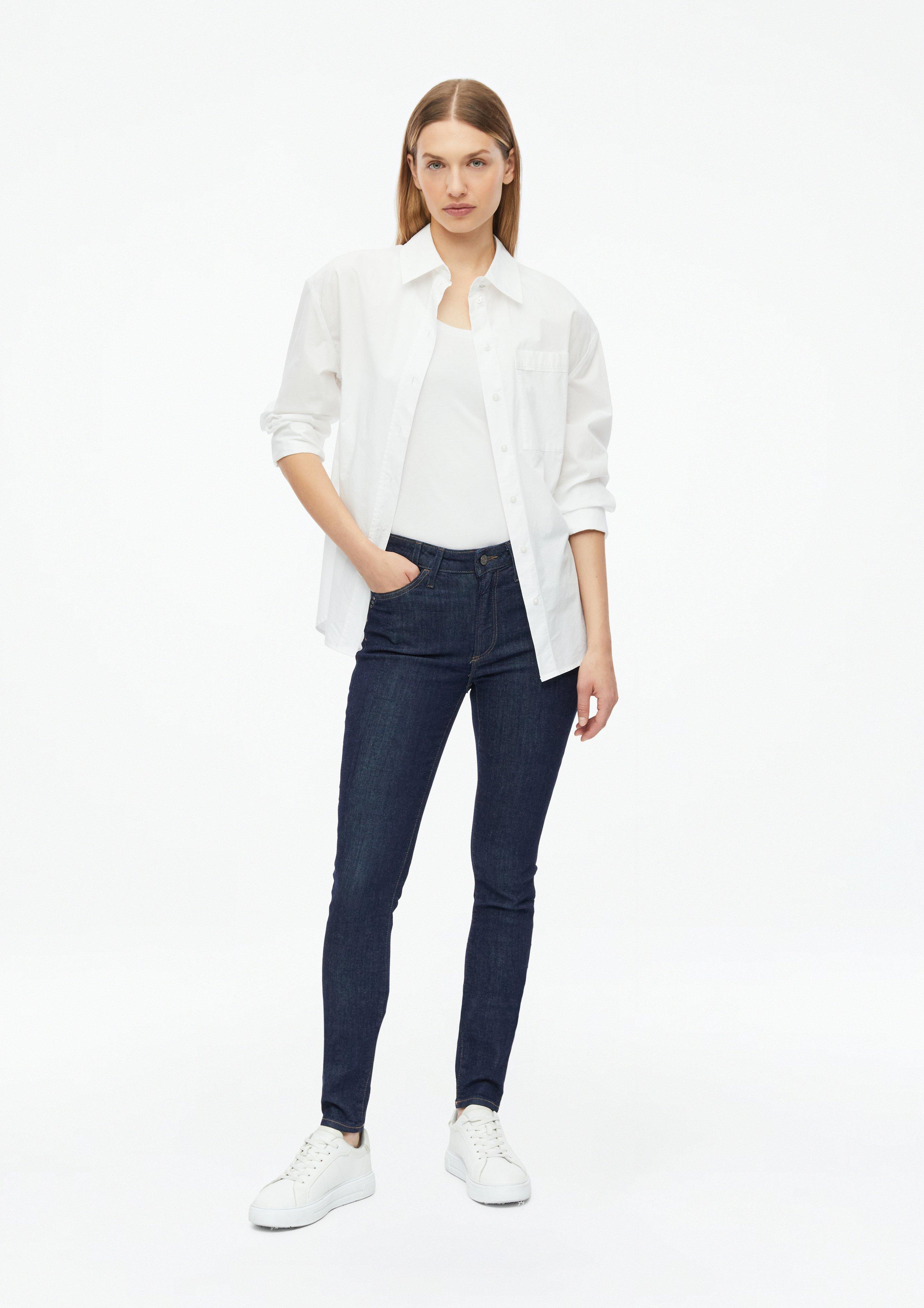 Jeans Izabell / Skinny Fit / Mid Rise / Skinny Leg in deep blue by s.Oliver