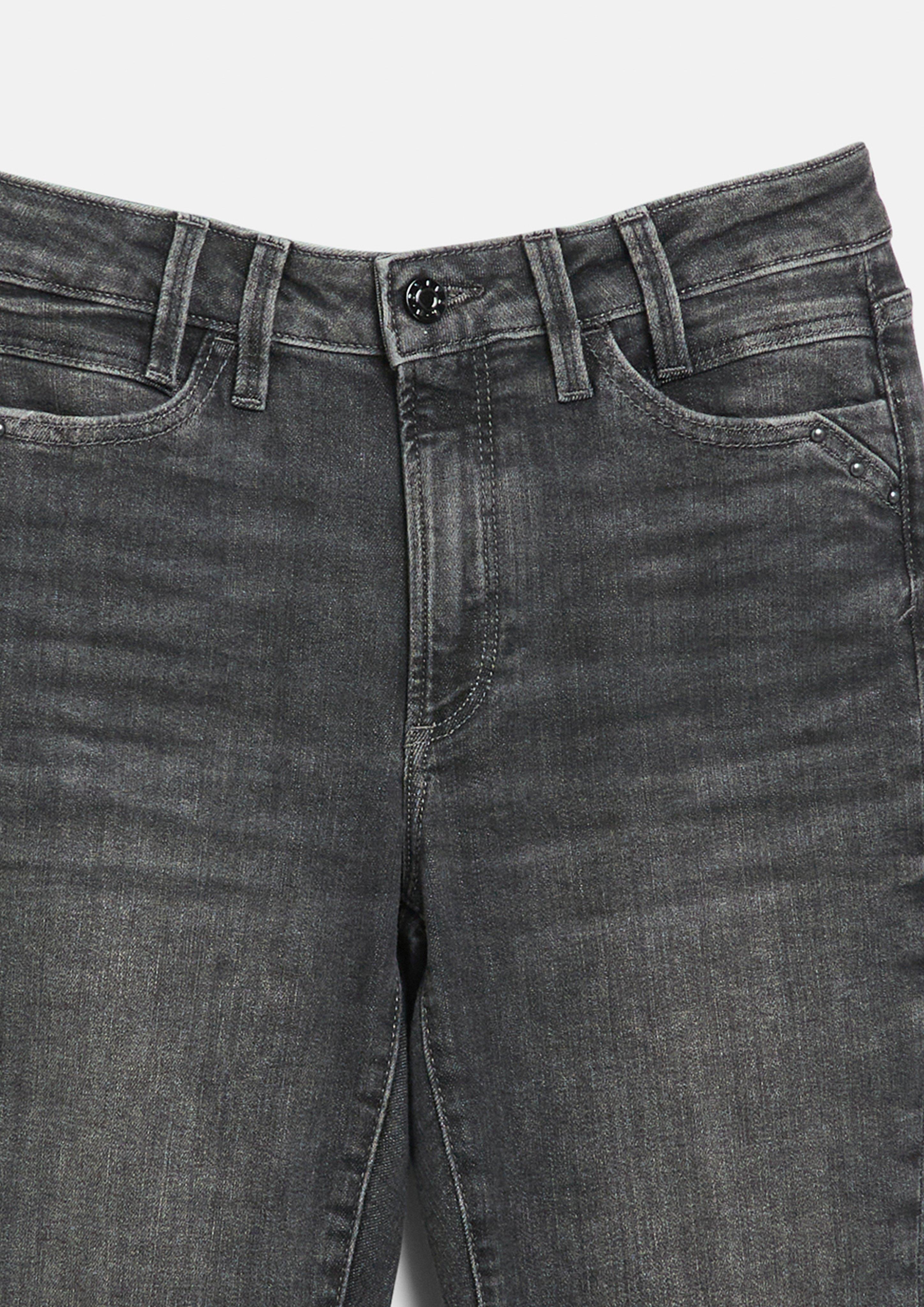 Damen Jeans Izabell / Skinny Fit / Mid Rise / Skinny Leg in grau von s.Oliver