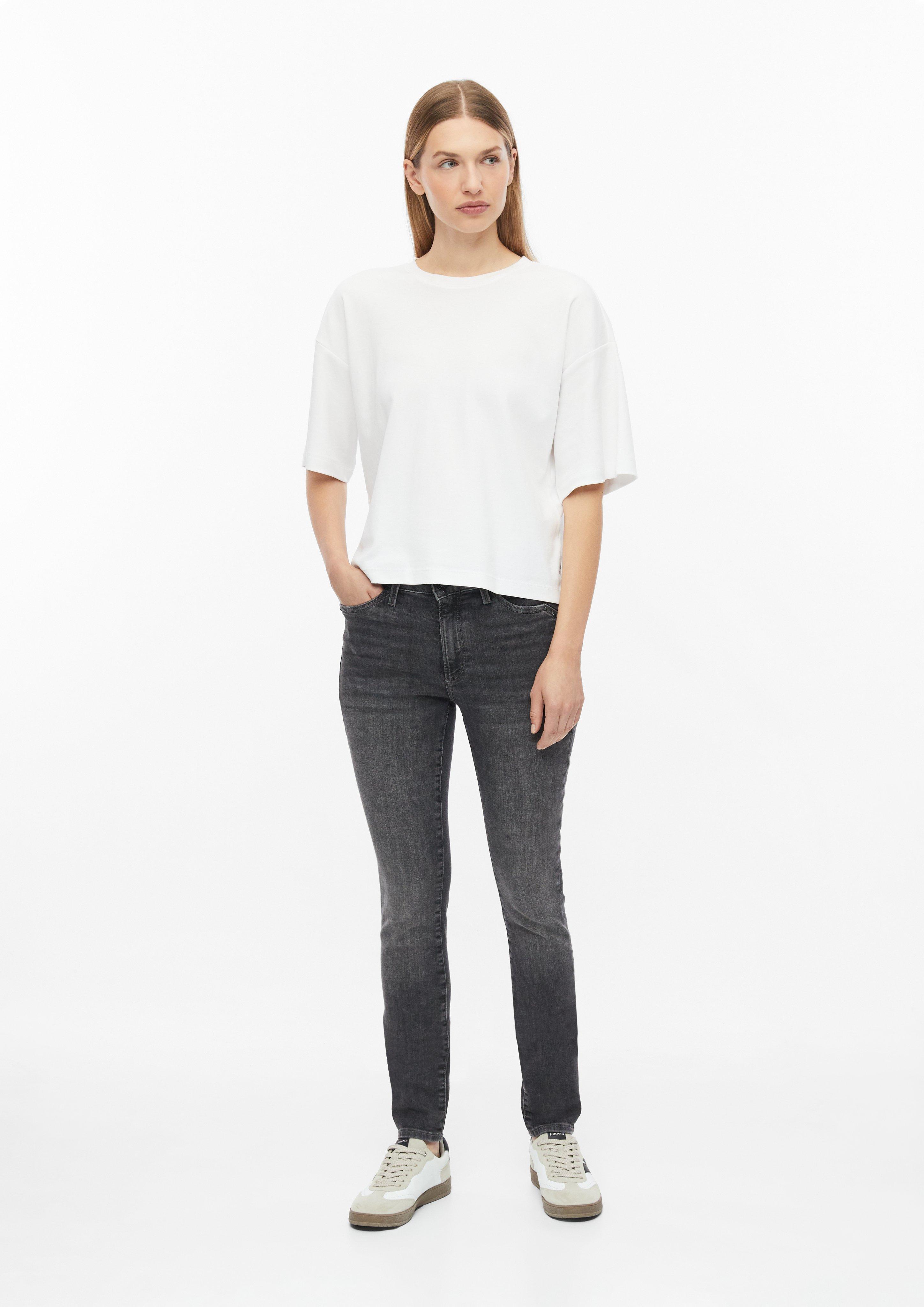 Damen Jeans Izabell / Skinny Fit / Mid Rise / Skinny Leg in grau von s.Oliver
