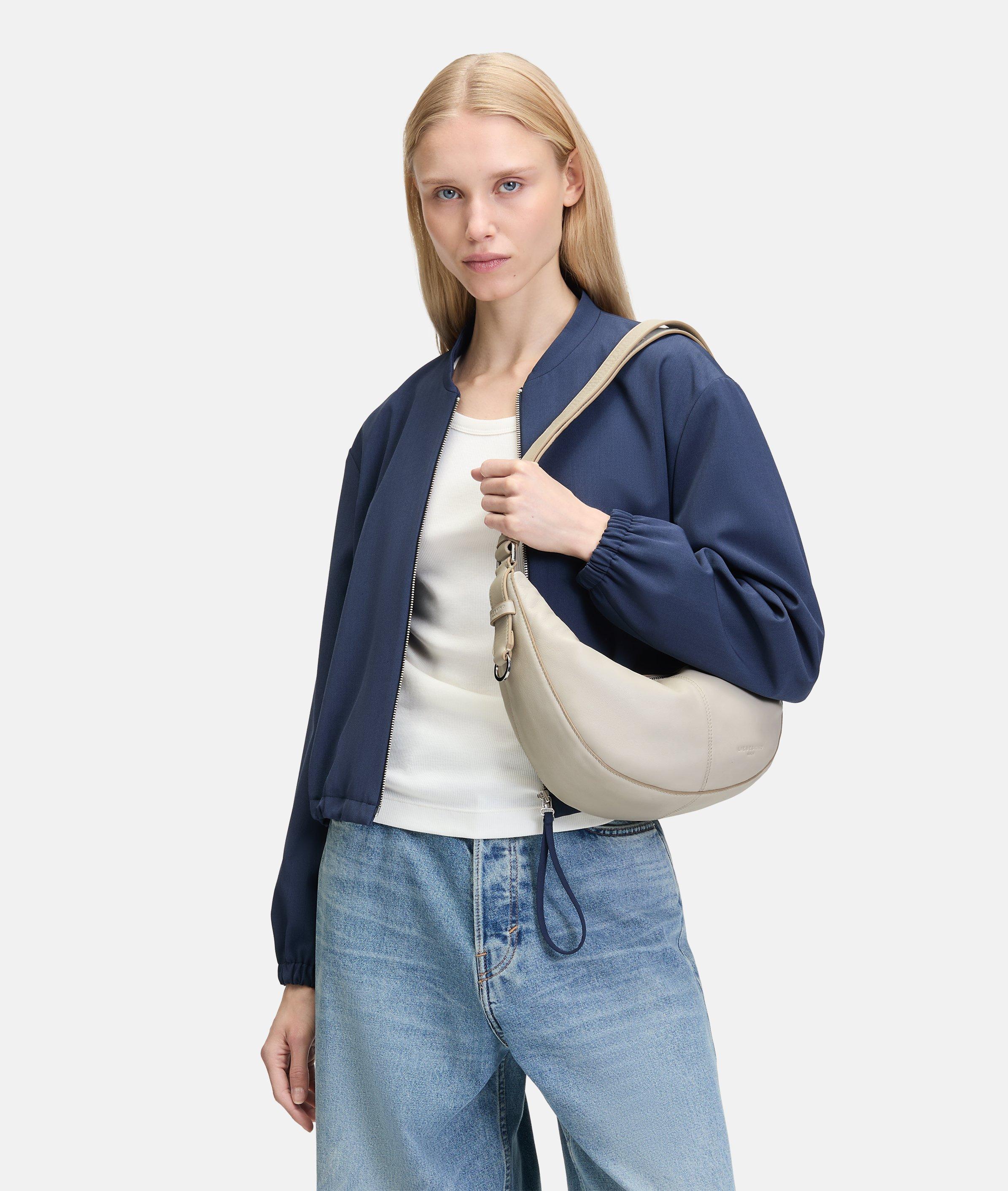 Moon Hobo S in creme & schwarz