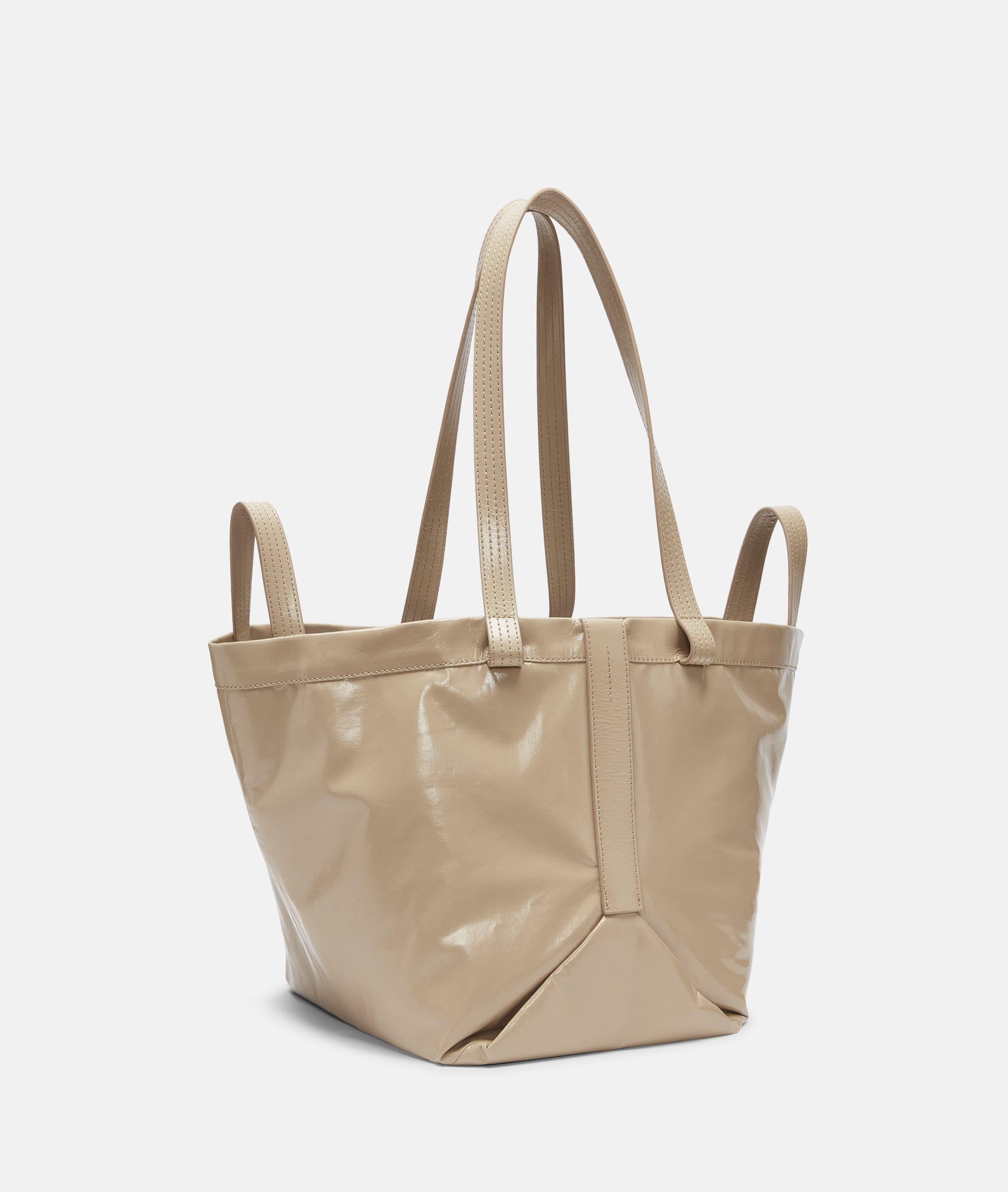 Elvira Shopper M in beige, zwart, roze & rood