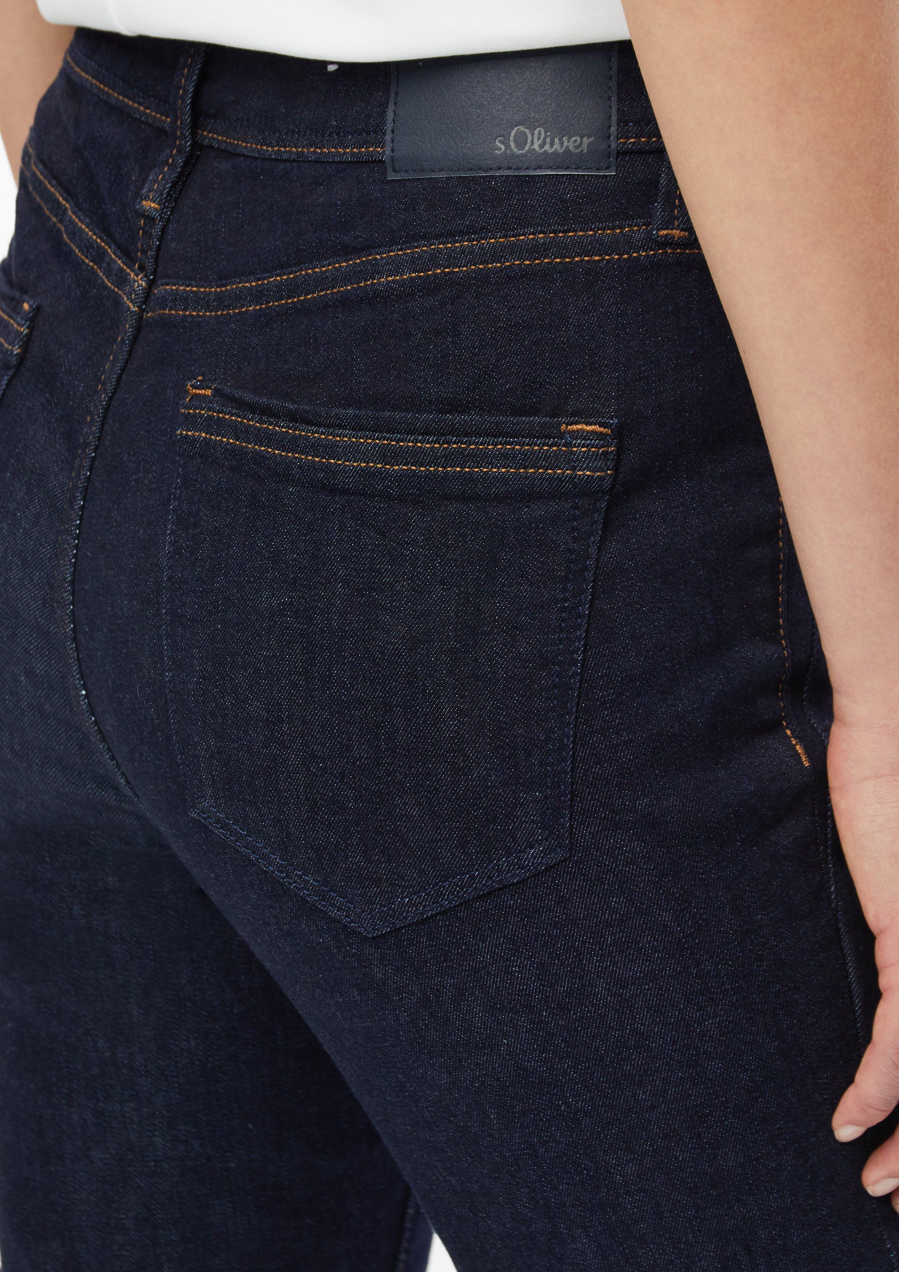 Dámy Džíny Betsy / Mid Rise / Slim Fit v barvě modrá od s.Oliver