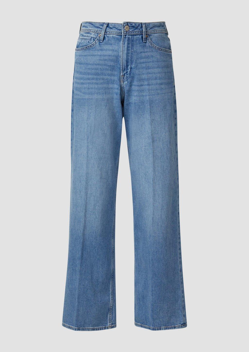Jeans larghi blu scuro per bambina Okaïdi & Obaïbi Jeans larghi blu scuro per bambina Okaïdi & Obaïbi