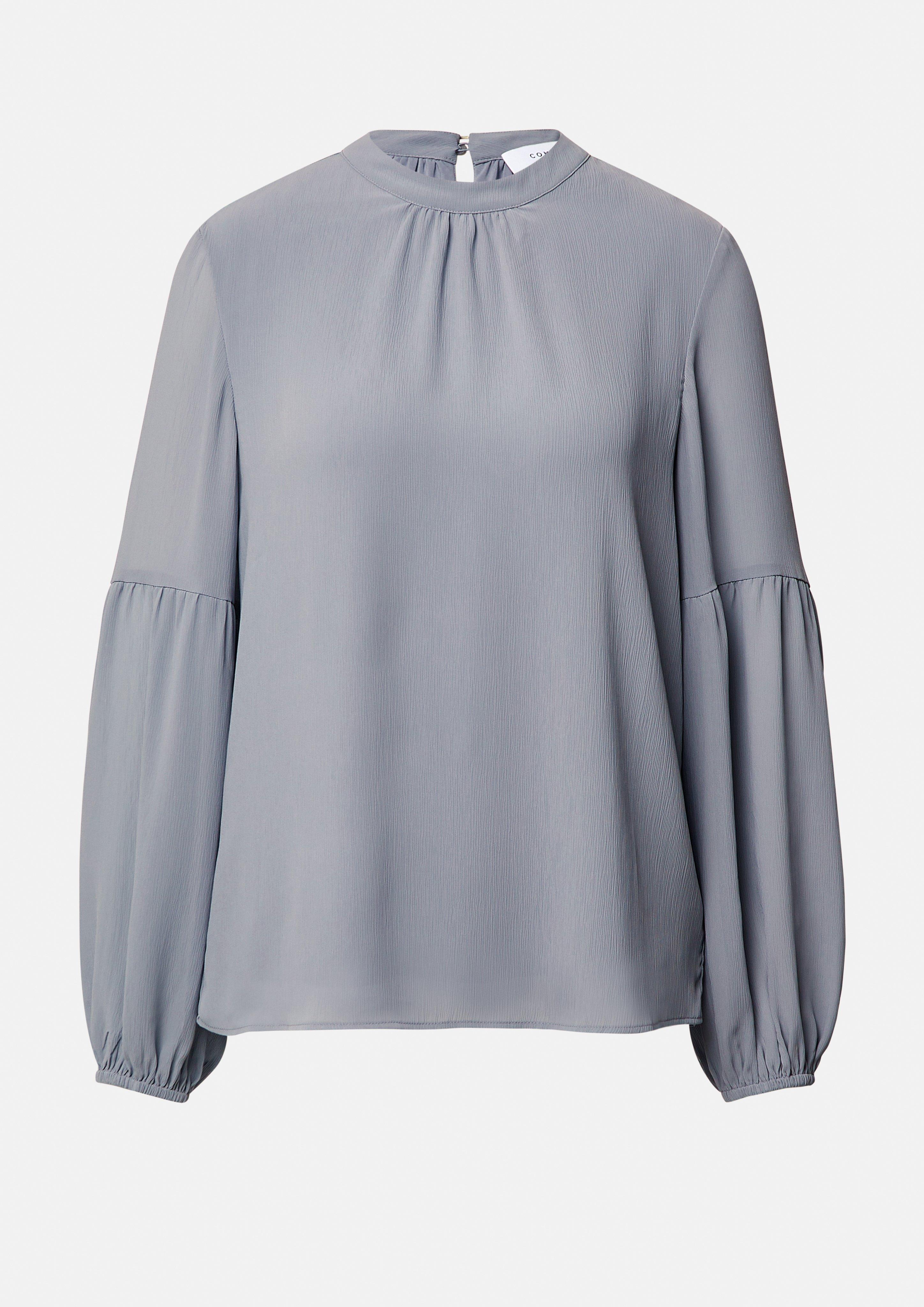 最終値下げ！＜H＞BALLOON SLEEVE REGULAR COLLAR VISION- Elastic Neck Balloon Sleeve Top - Harmonygirl.com
