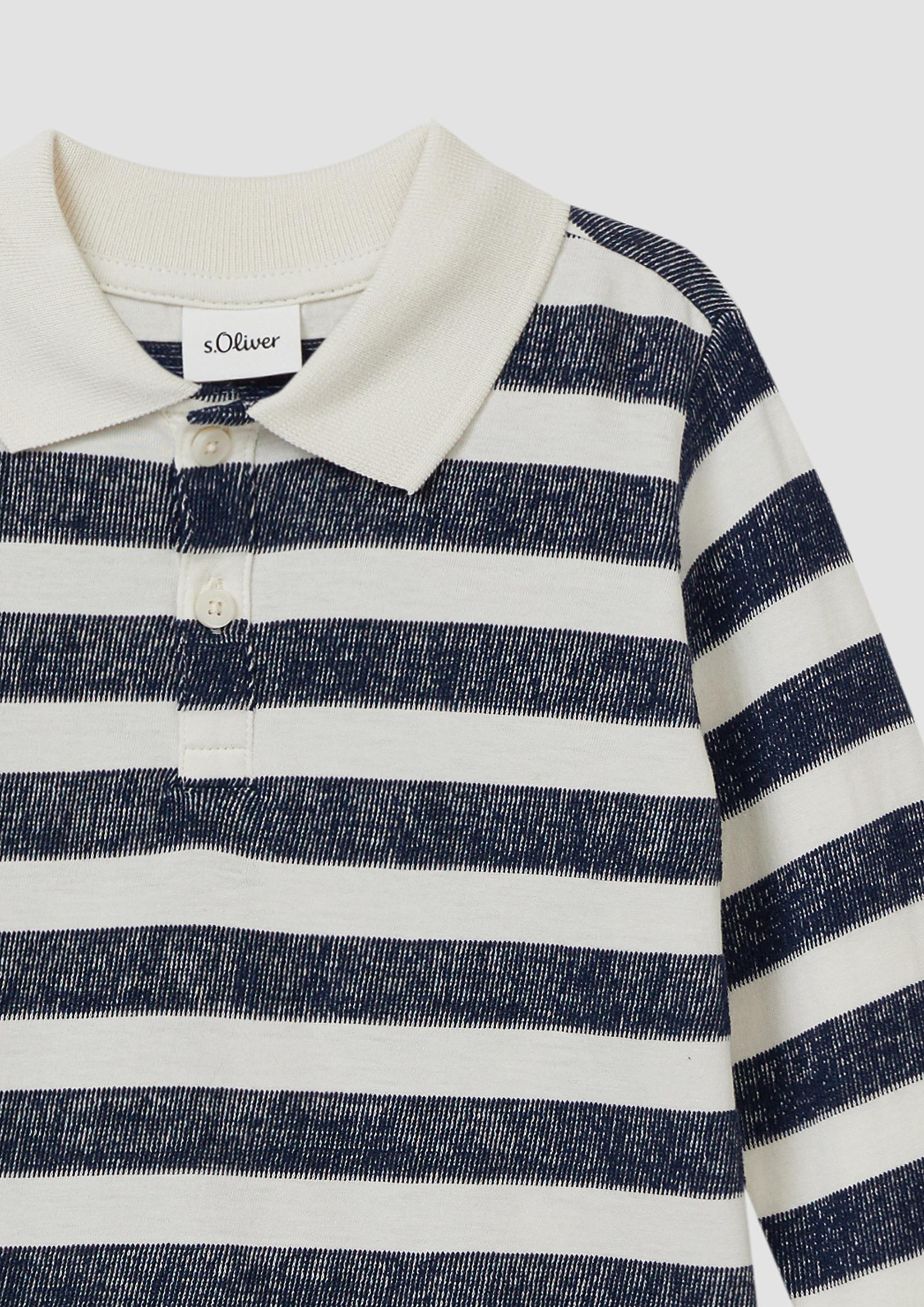 Junior Polo-Shirt in blauw van s.Oliver
