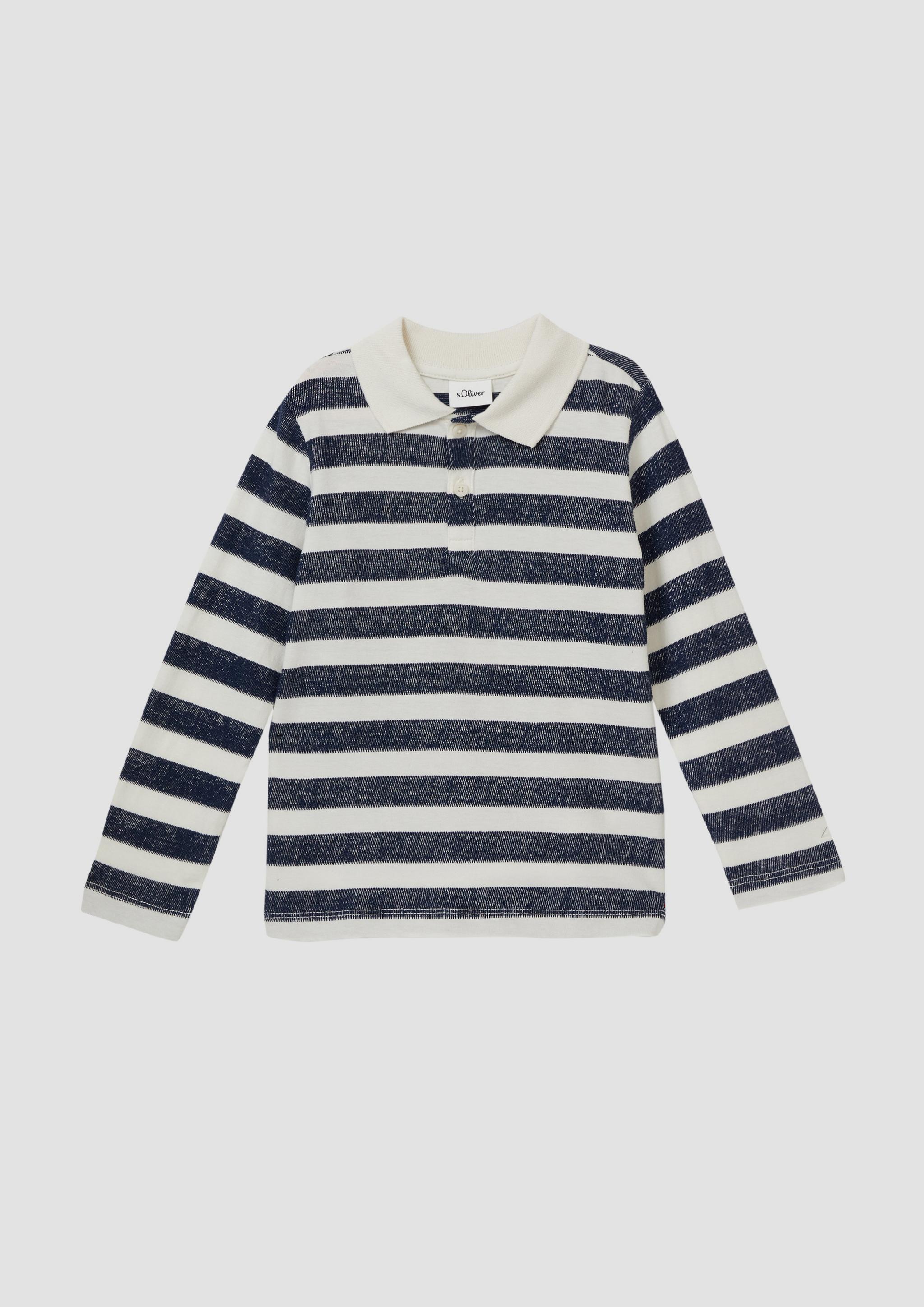 Junior Polo-Shirt in blauw van s.Oliver