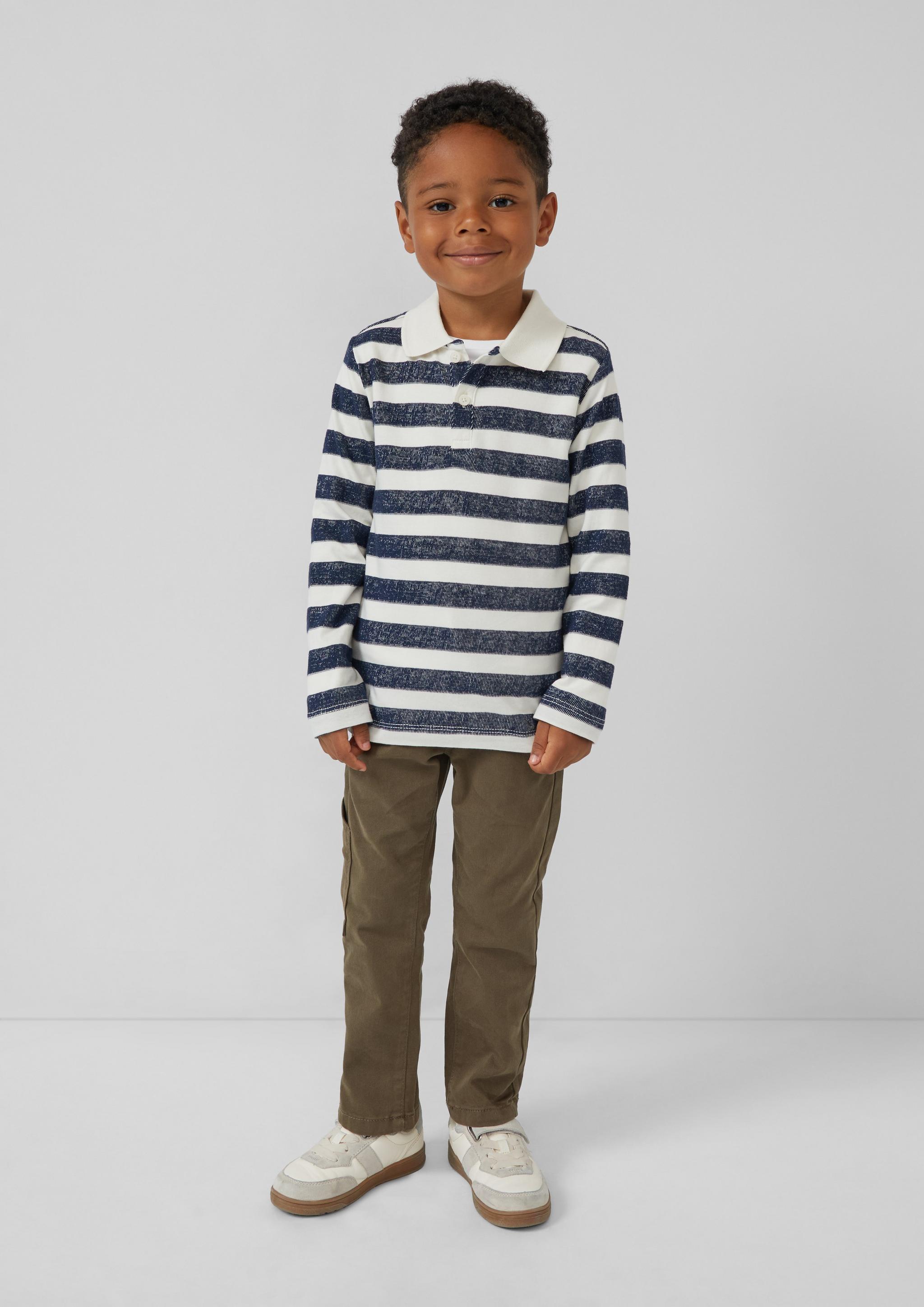 Junior Polo-Shirt in blauw van s.Oliver