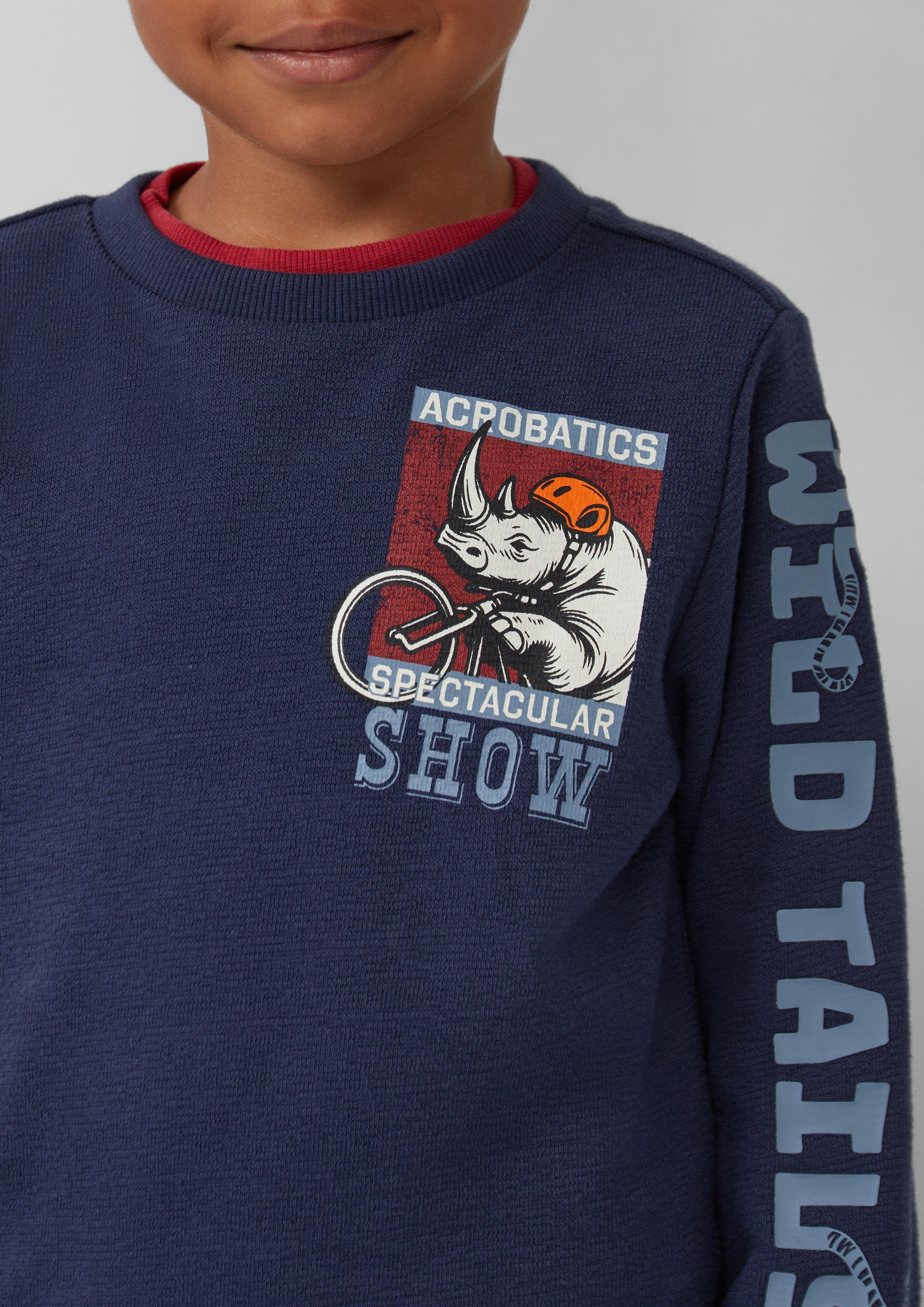 Sweatshirt in 5836 & 3407