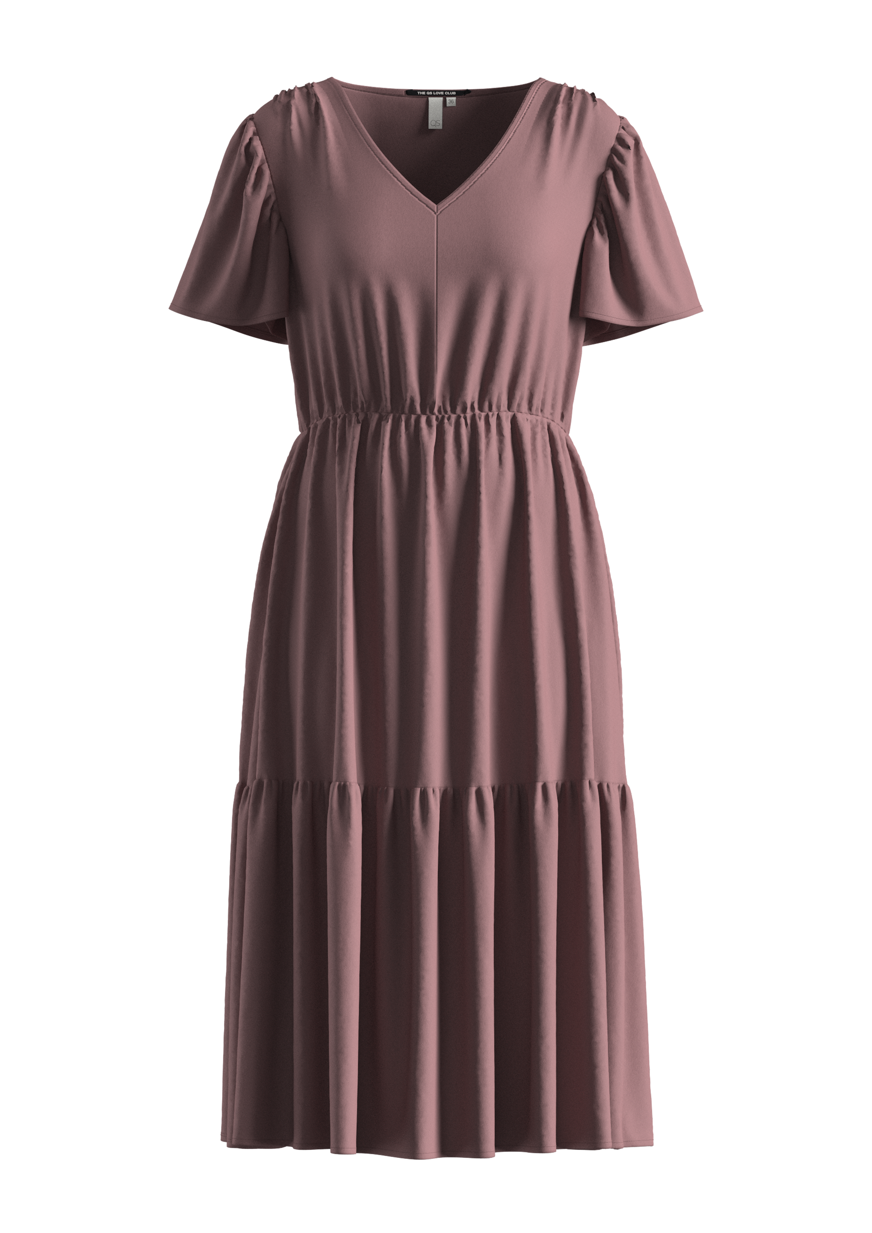 Viscose jurk met print all-over