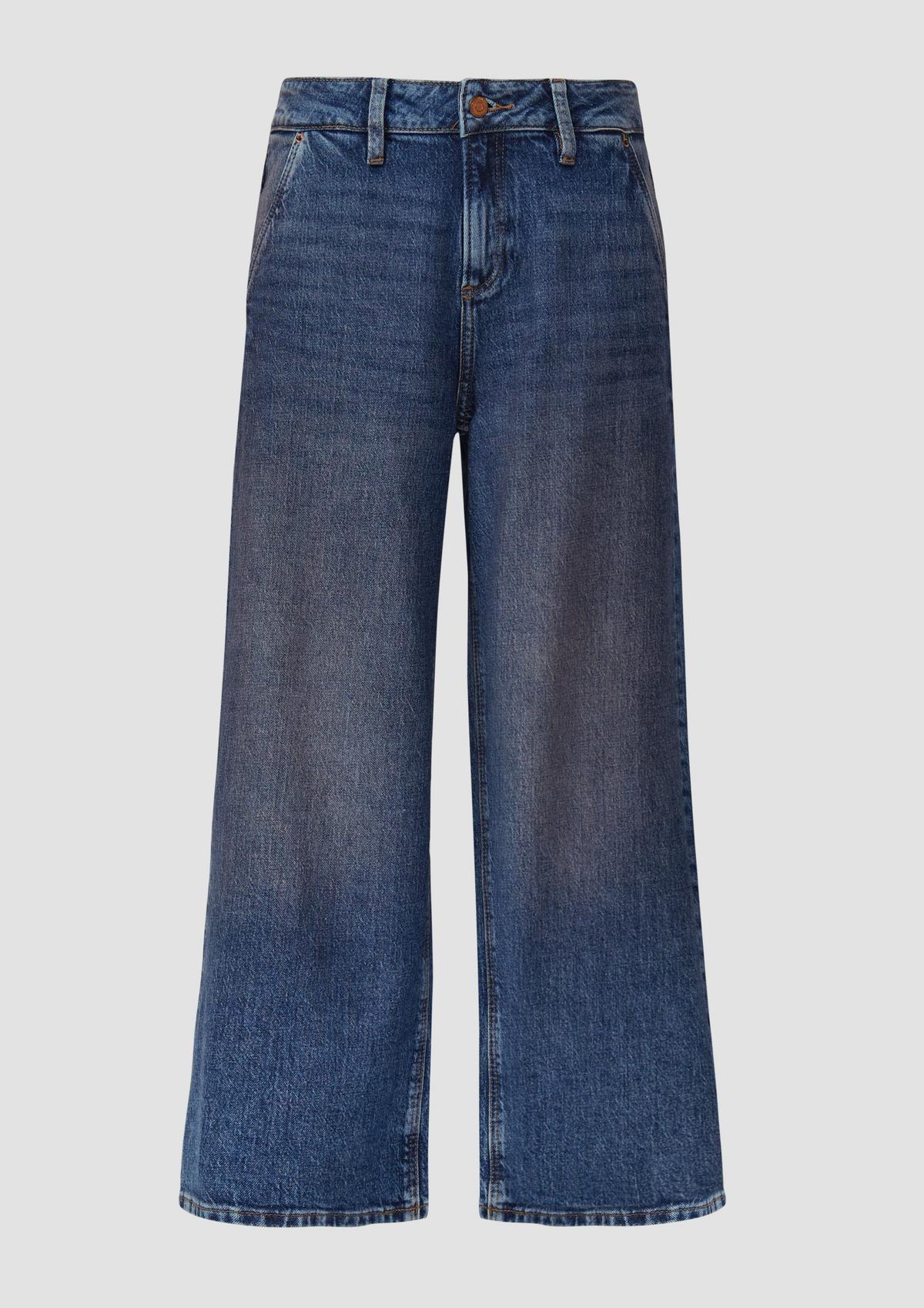 Jeans-Culotte Catie Slim Fit Mid Rise dunkelblau