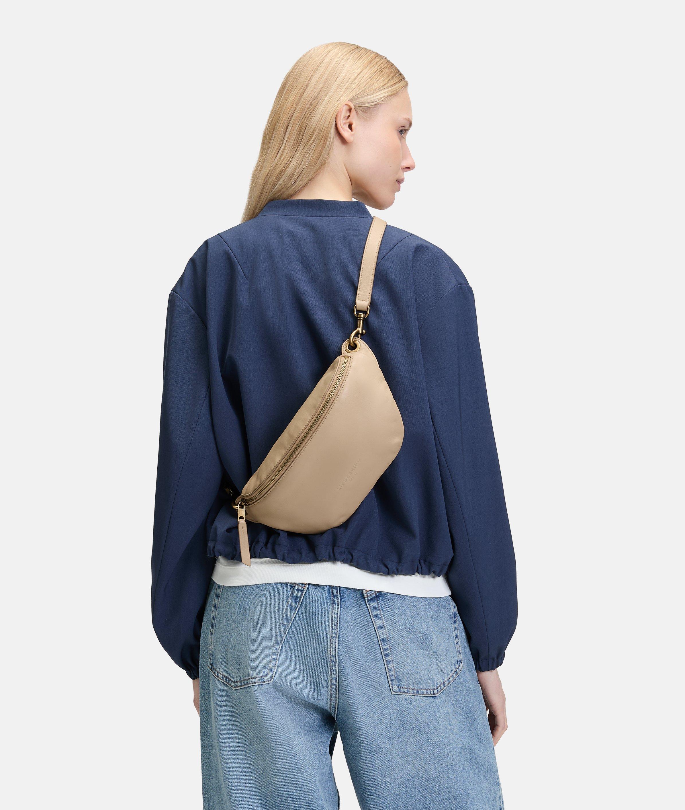 Tavia Belt Bag in beige, rood, crème, roze, bruin, blauw & grijs