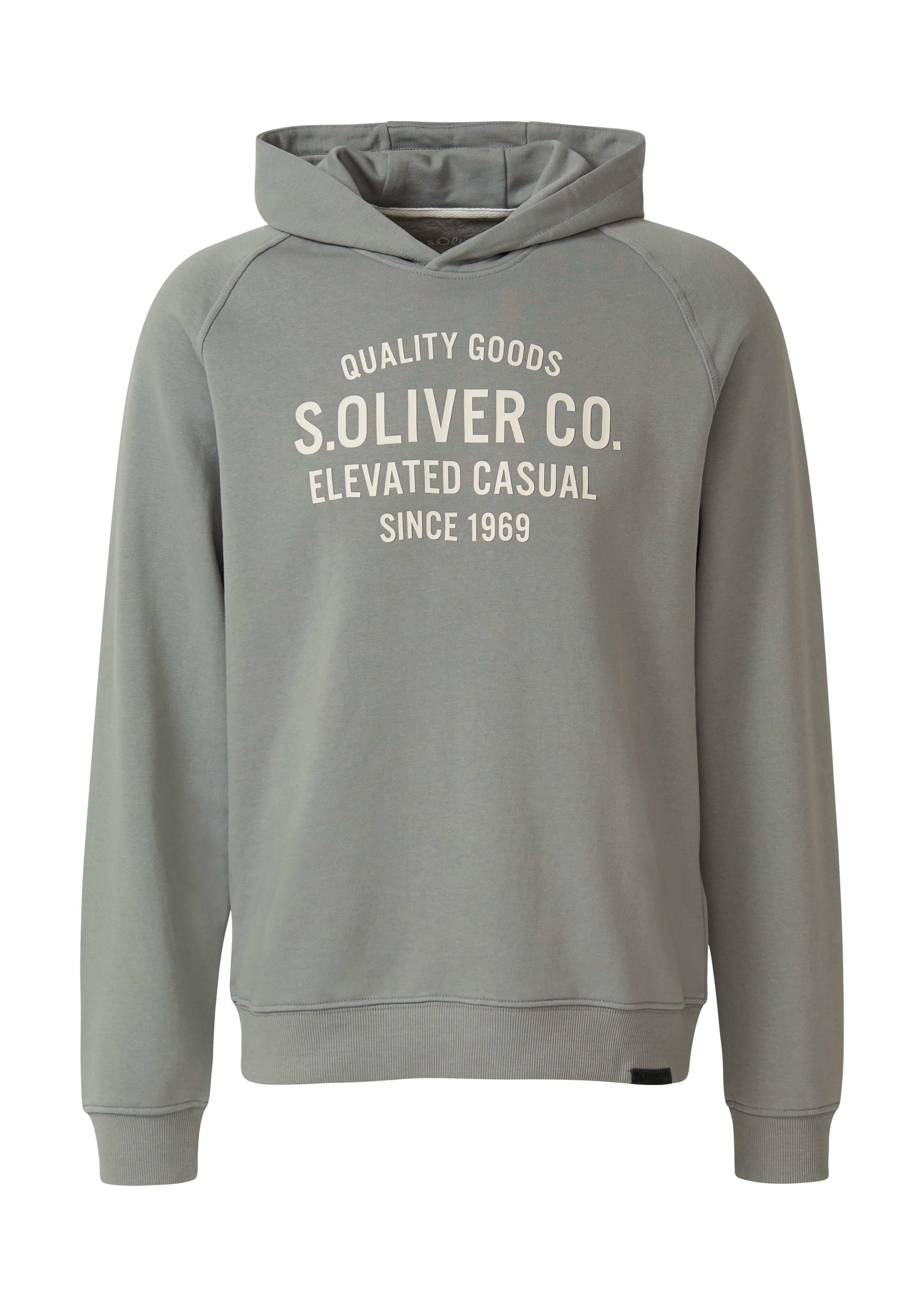 Sweater van katoenmix met print op de voorkant