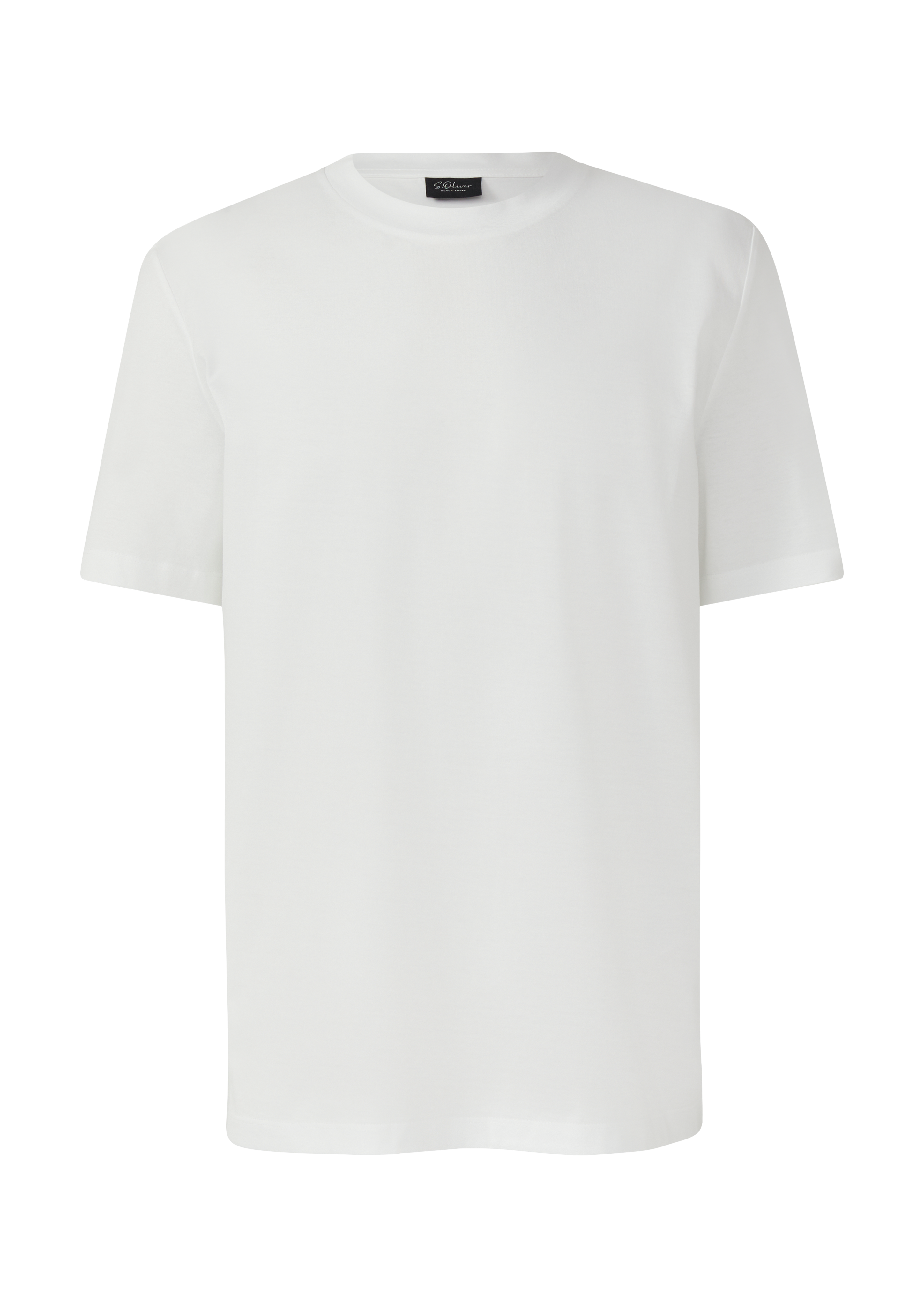 T-shirt van fijne jersey met ronde hals
