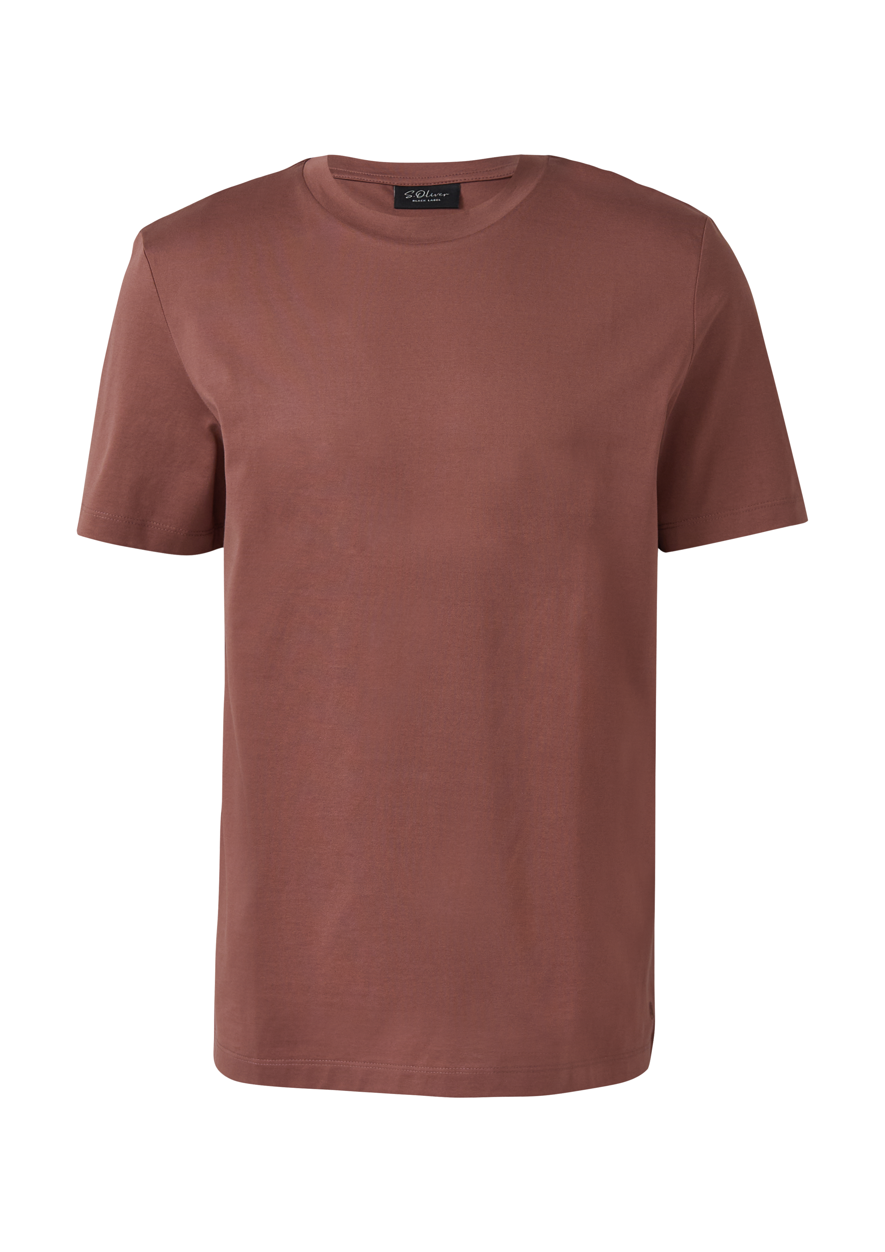 T-shirt van fijne jersey met ronde hals
