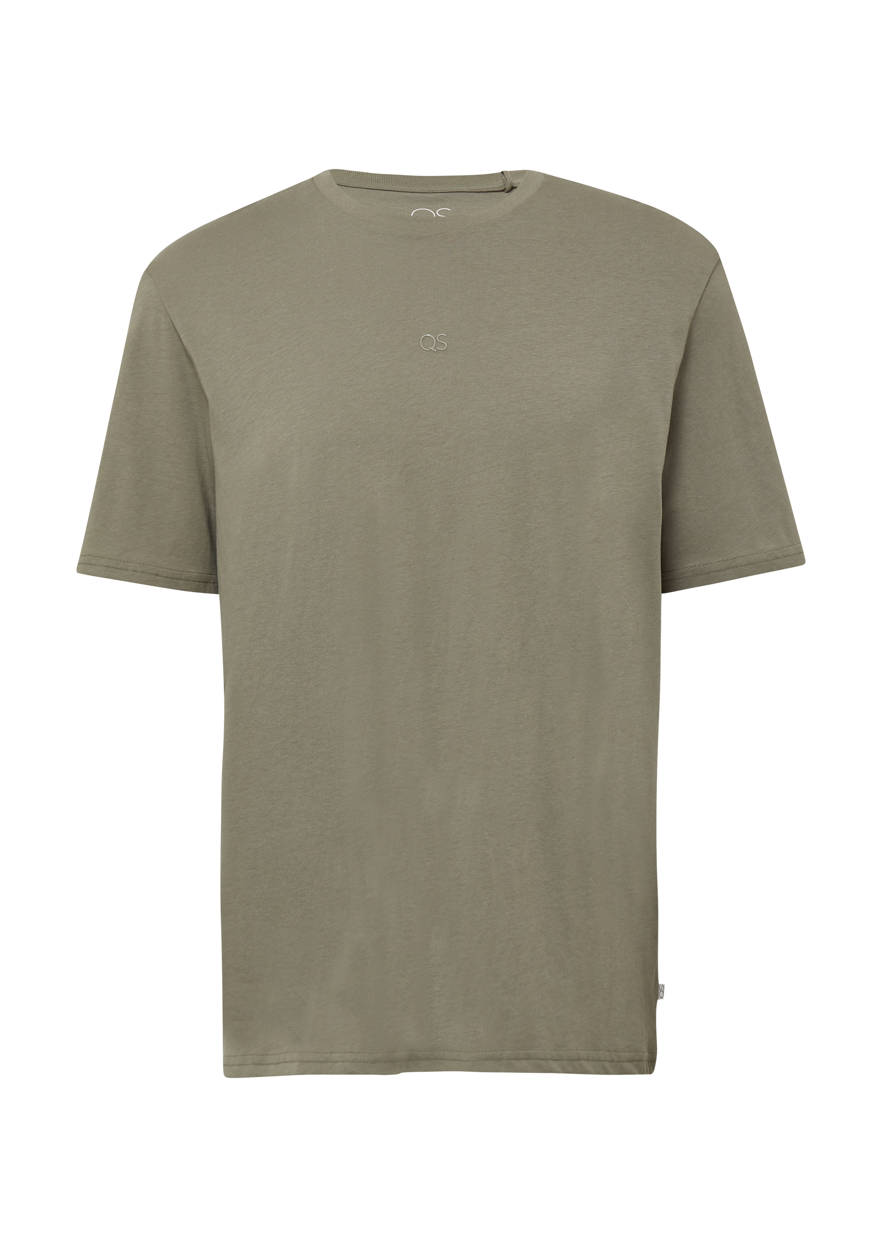 Qs T-Shirt Mit Logo-Druck