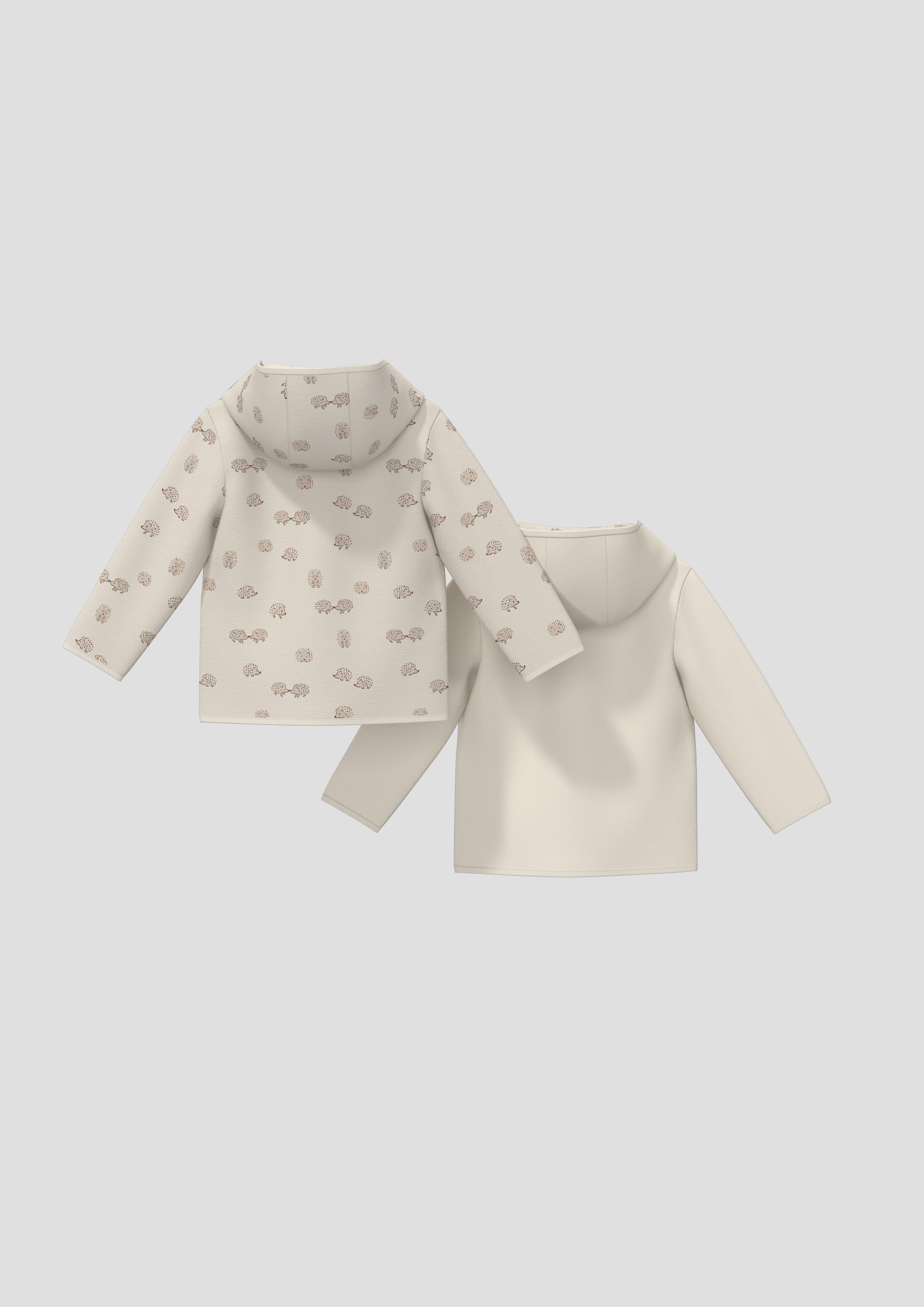 Sweatshirt Jacke in 80A1