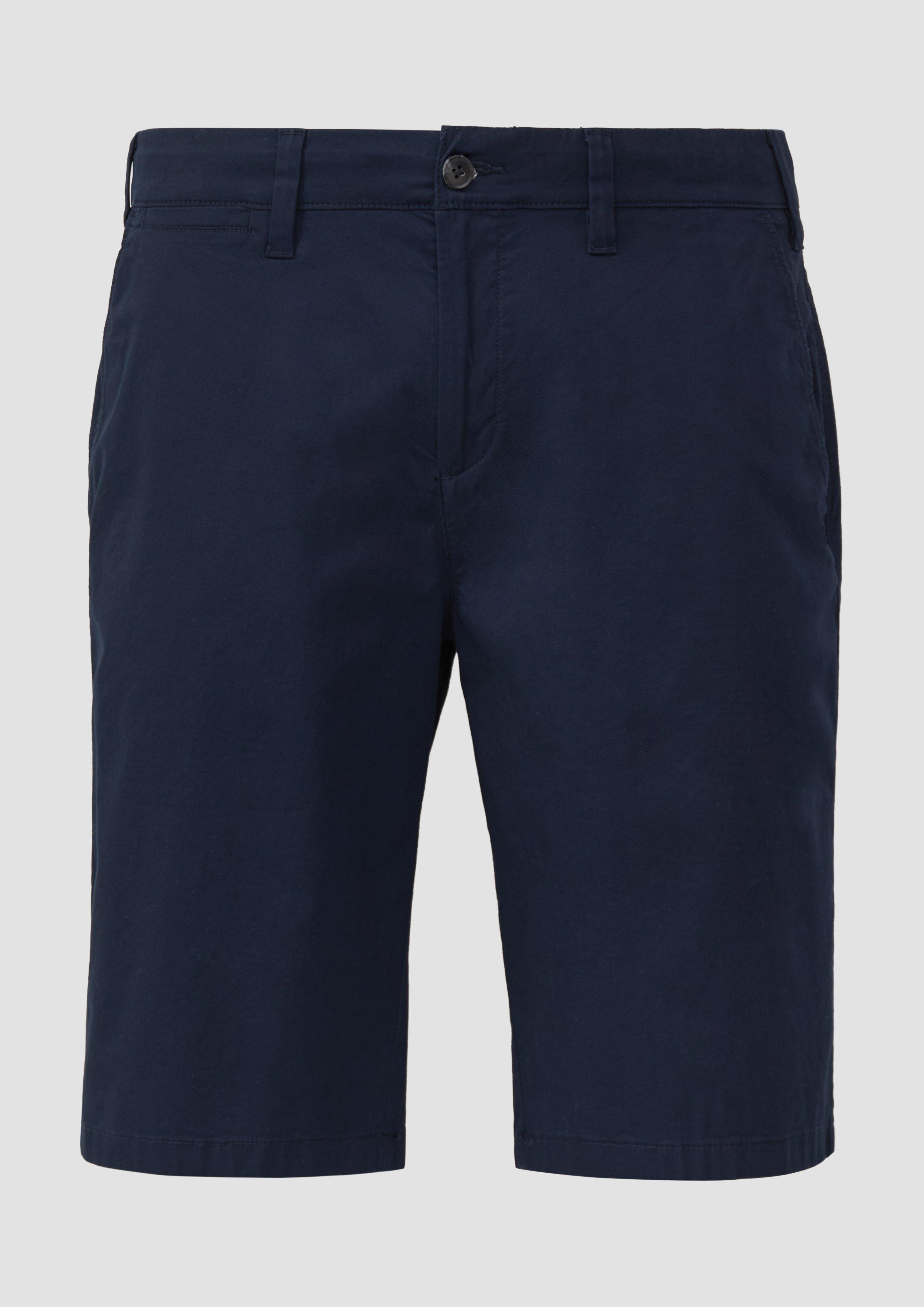 s.Oliver - Phoenix: Chino-Shorts aus Baumwollstretch, Herren, blau