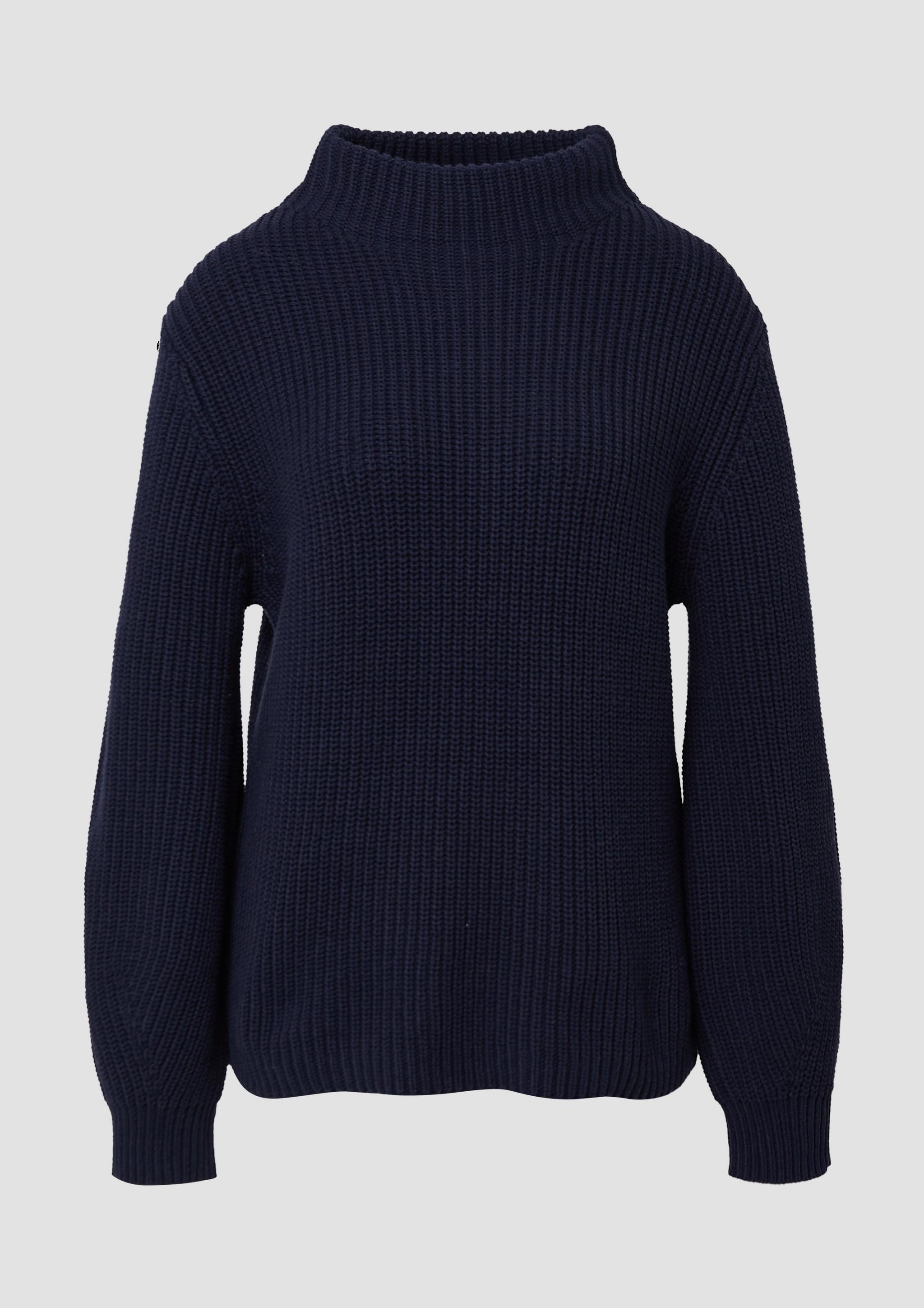 Women Knitted pullover in blue by s.Oliver