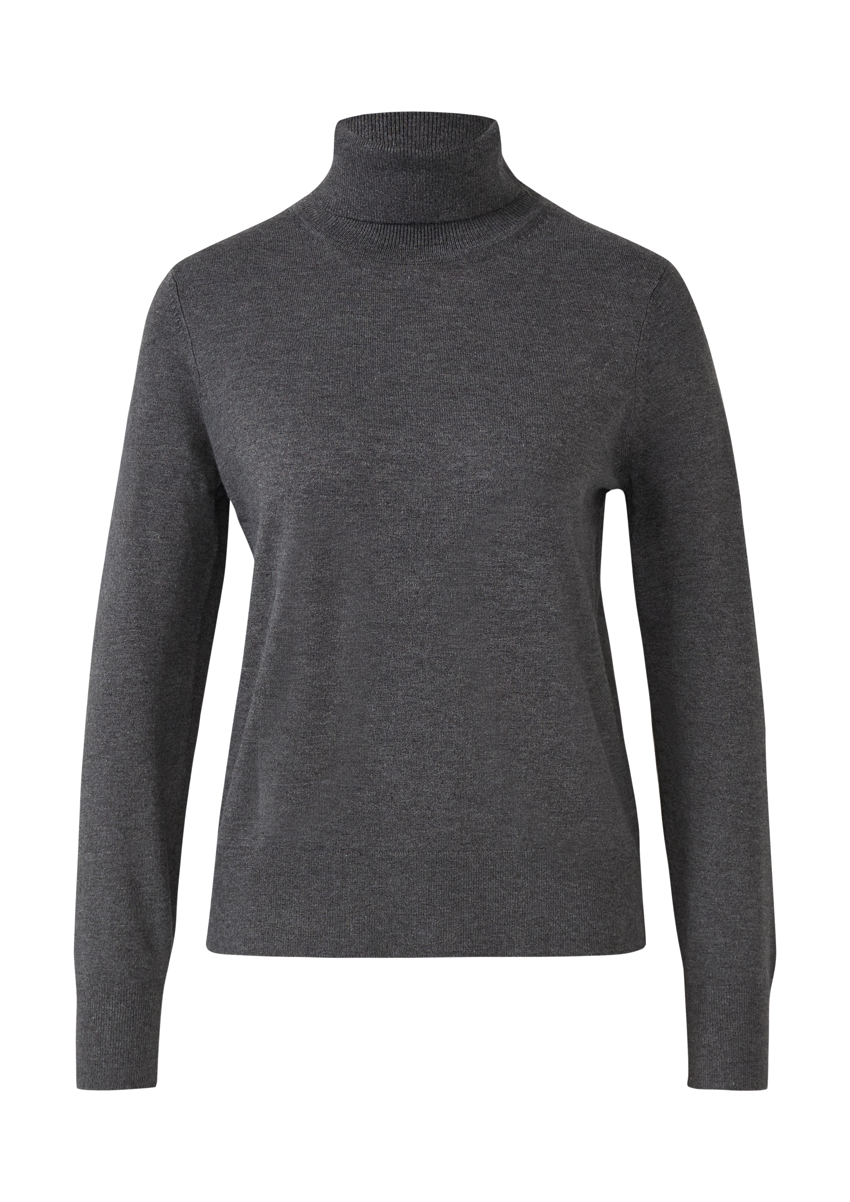 Rollkragenpullover aus Viskosemix
