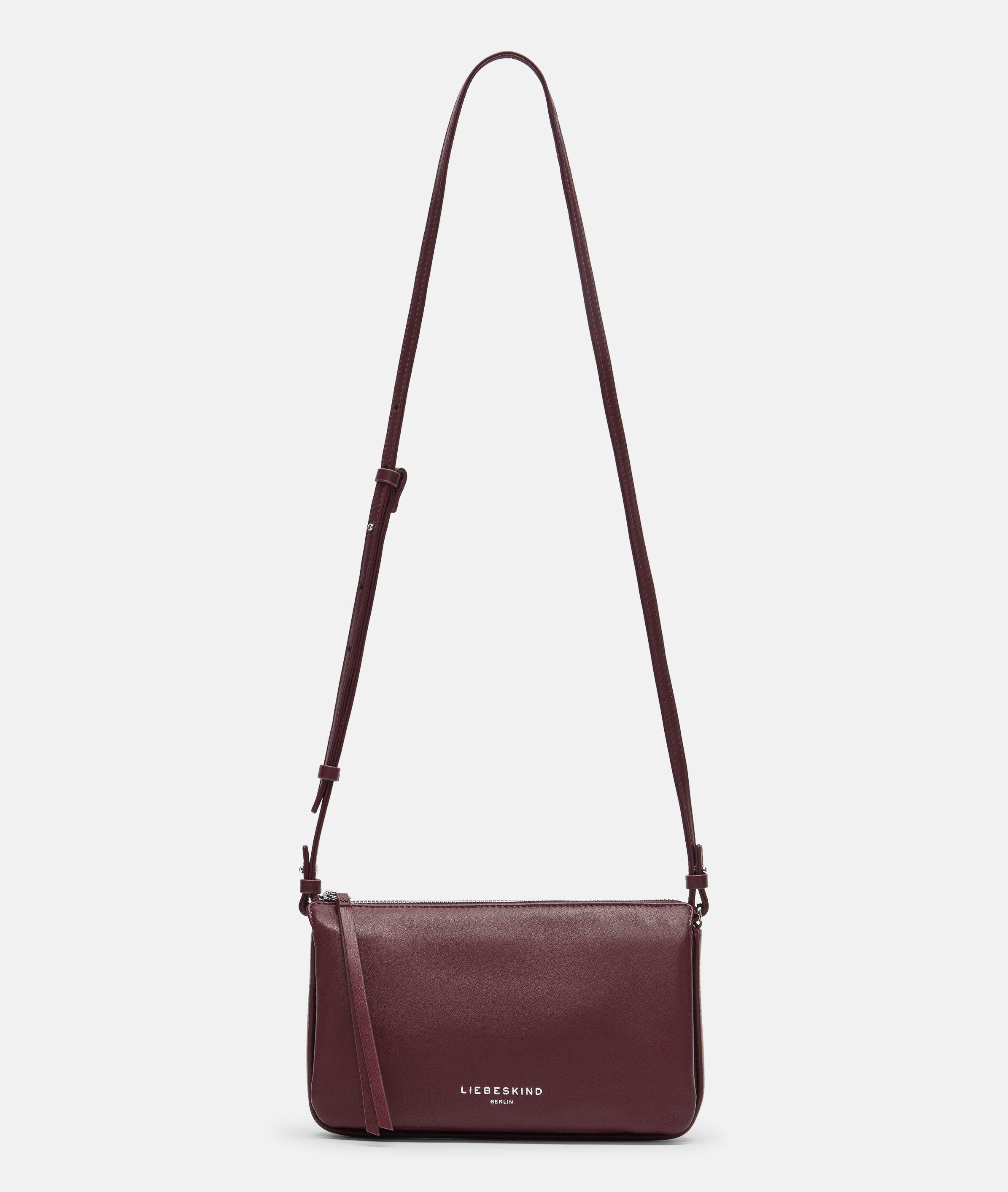 Crossbody in rood, petrol, zwart & blauw