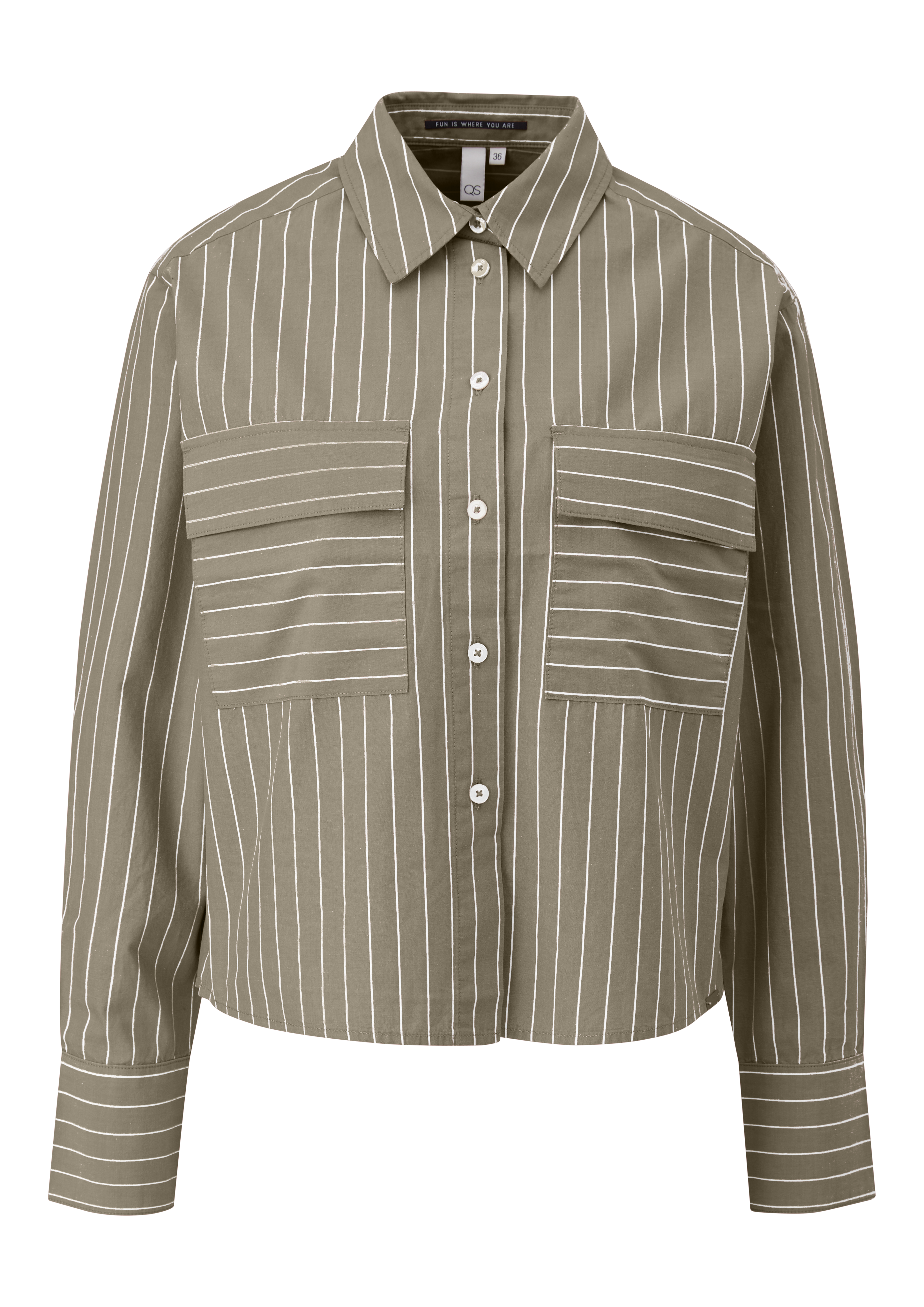 Verkürzte Bluse im Loose Fit