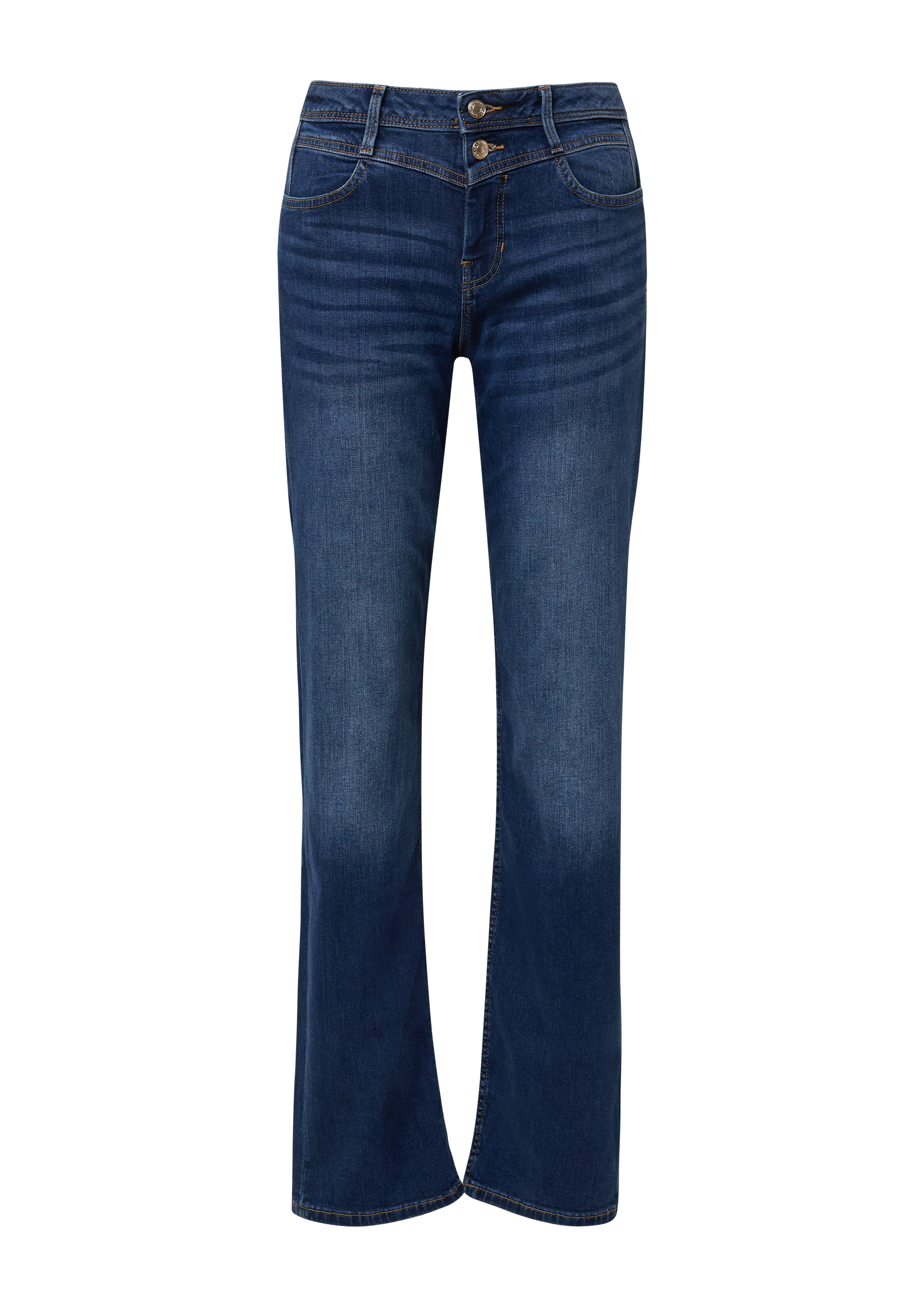 Karolin jeans / normale pasvorm / halfhoog / rechte pijp / dubbele taillelook