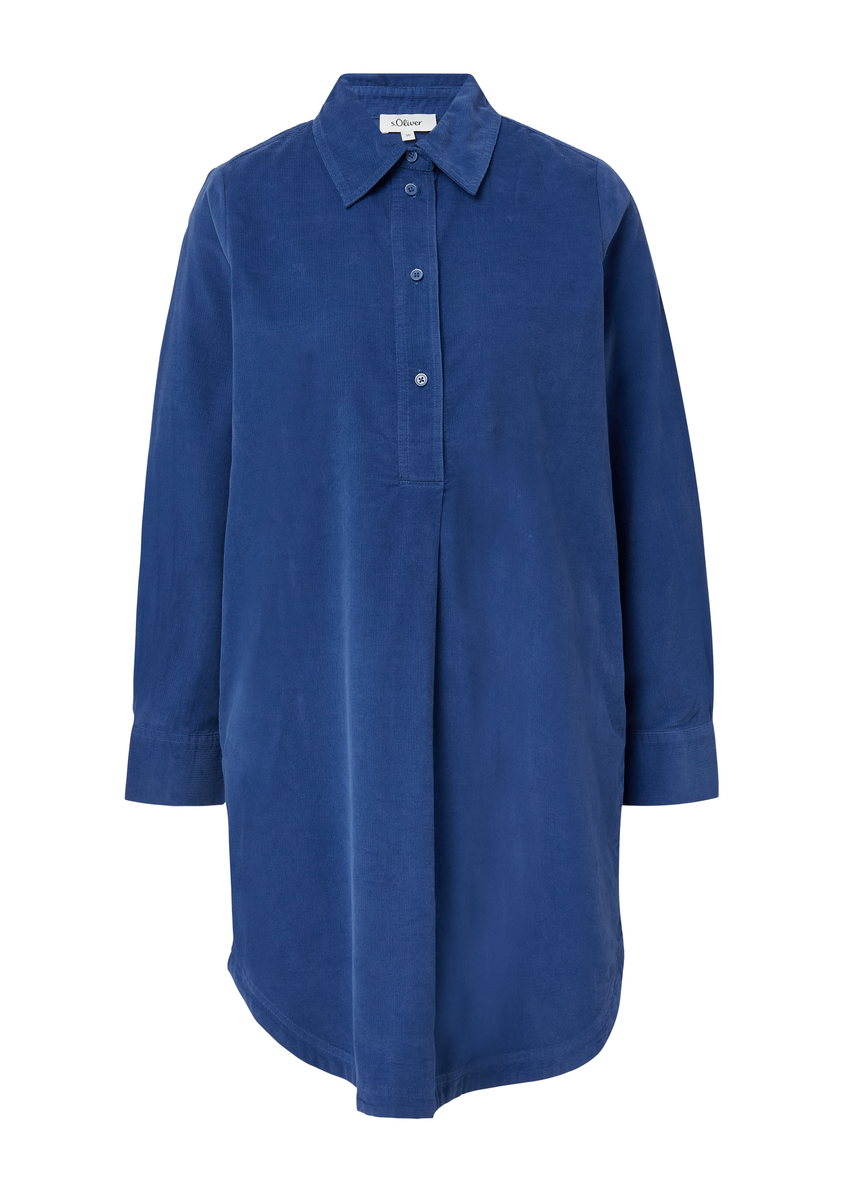 Feincord-Kleid im Relaxed Fit mit Eingrifftaschen