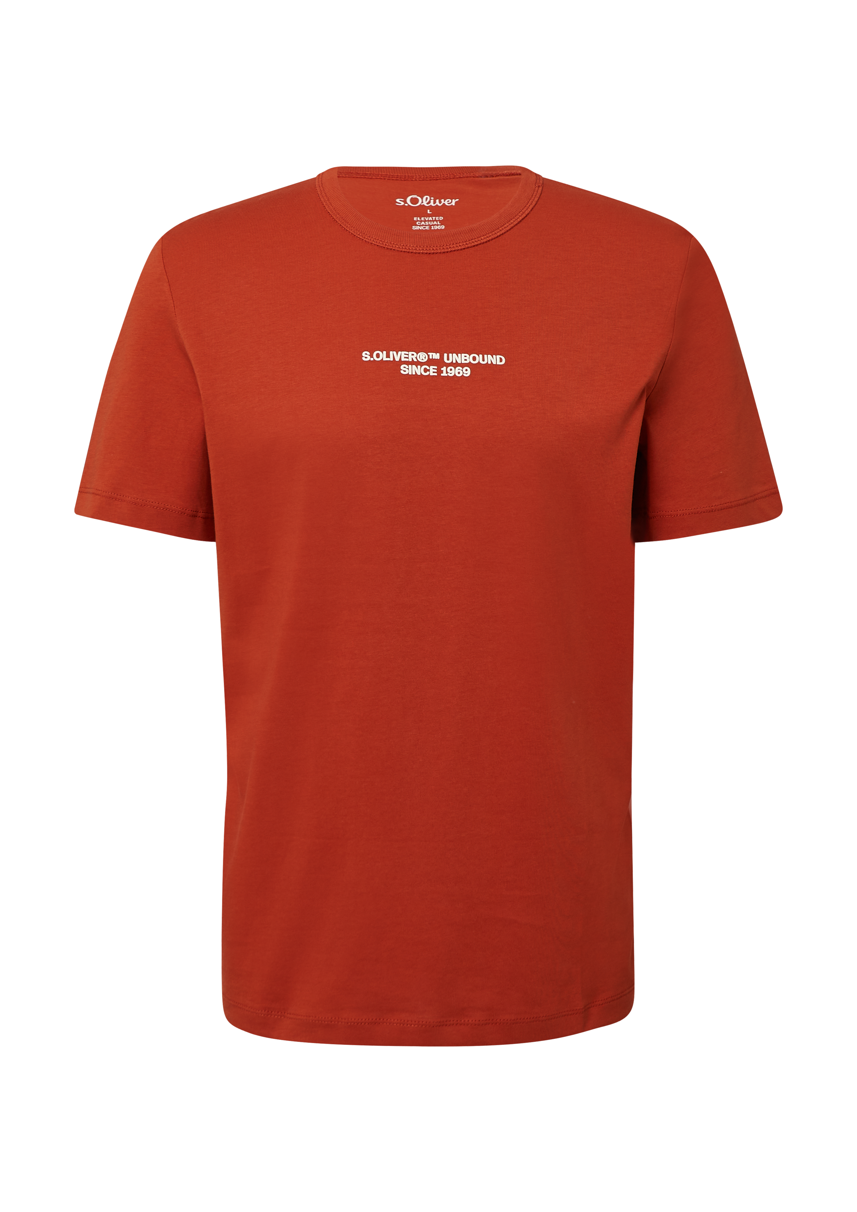 T-shirt met kunstwerk van puur katoen