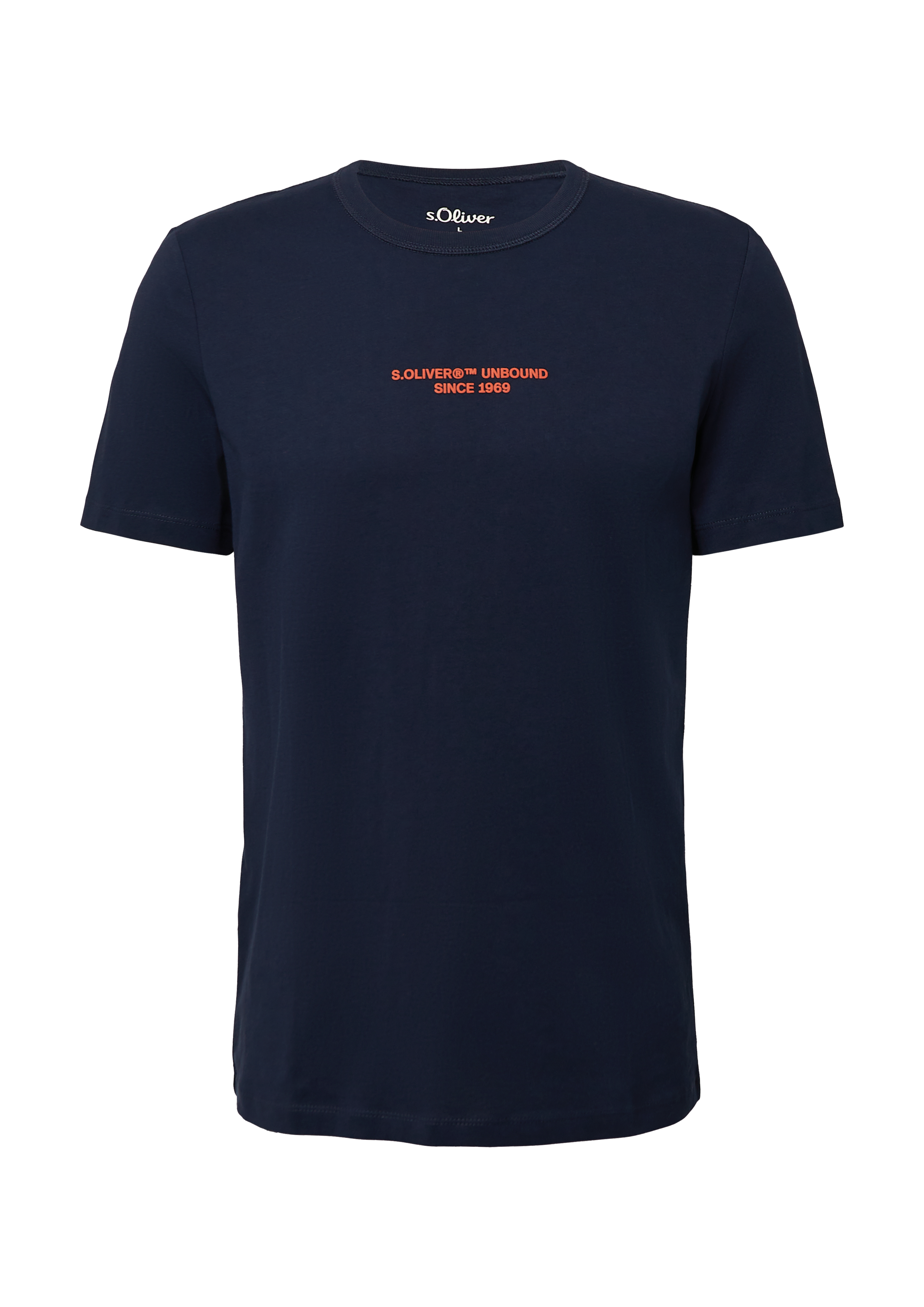 T-shirt met kunstwerk van puur katoen