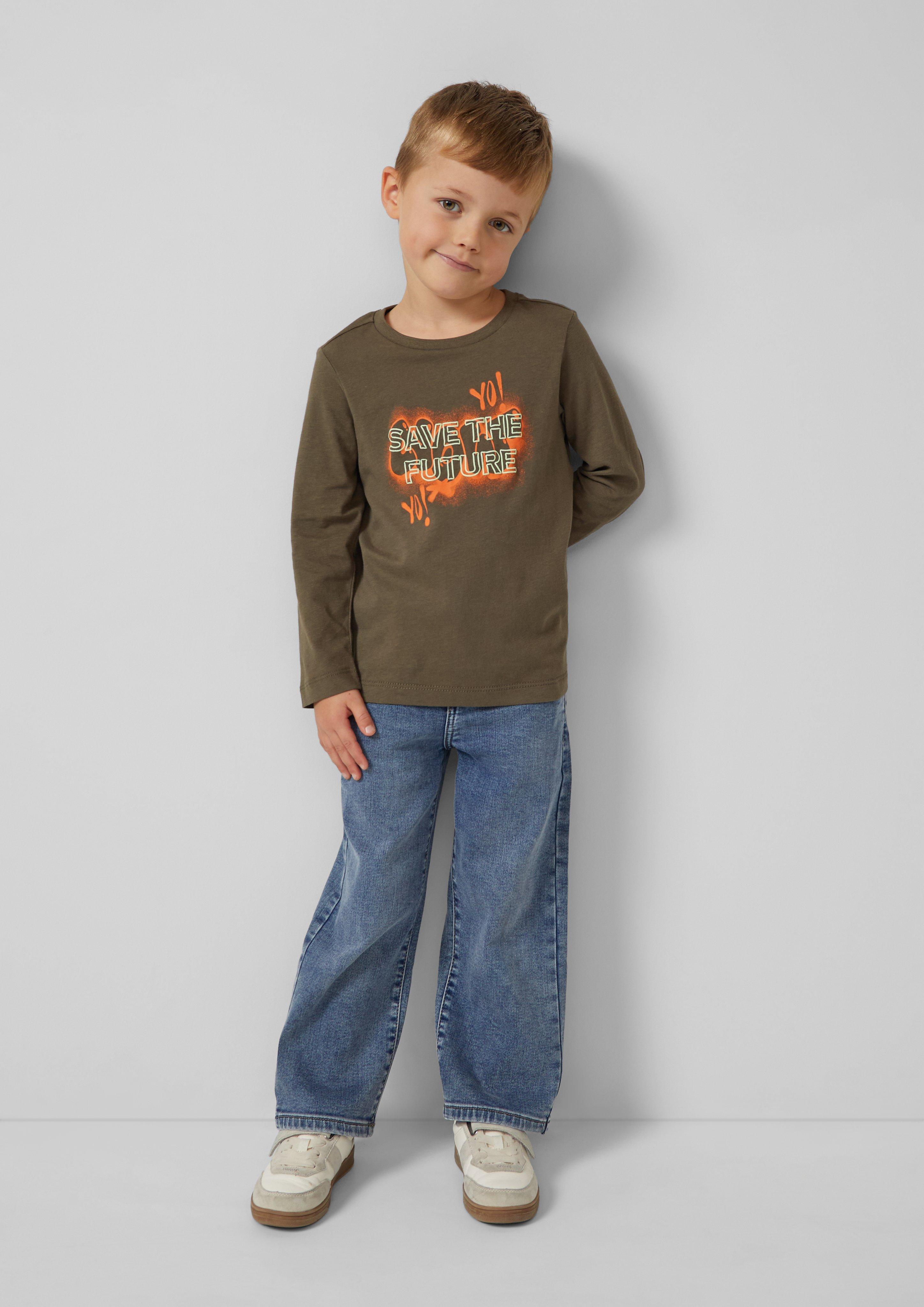 Tričko s dlouhým rukávem z žebrového materiálu in 8917, 3502 & 5952