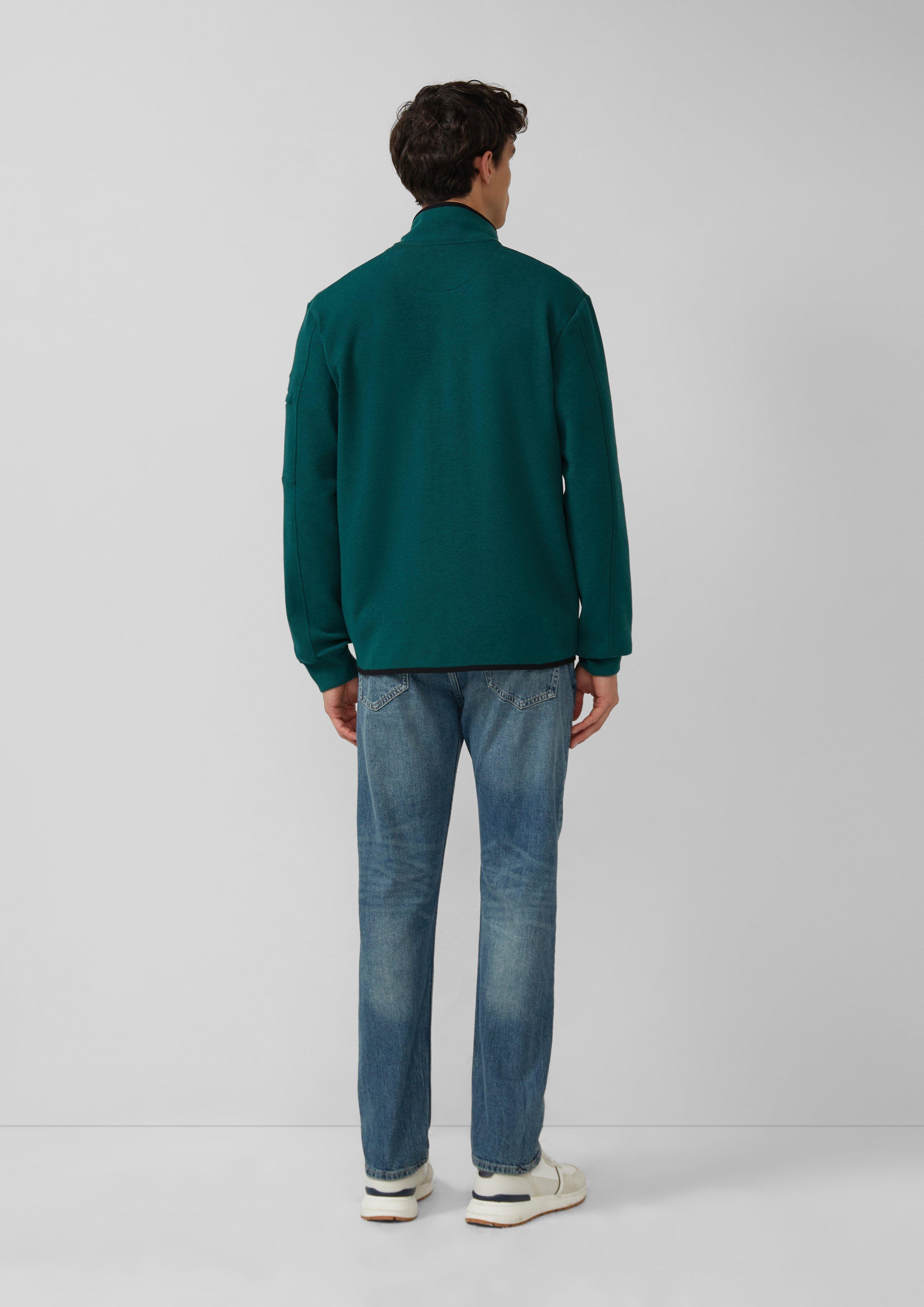 Sweatshirt jas in 79W2 & 99W2