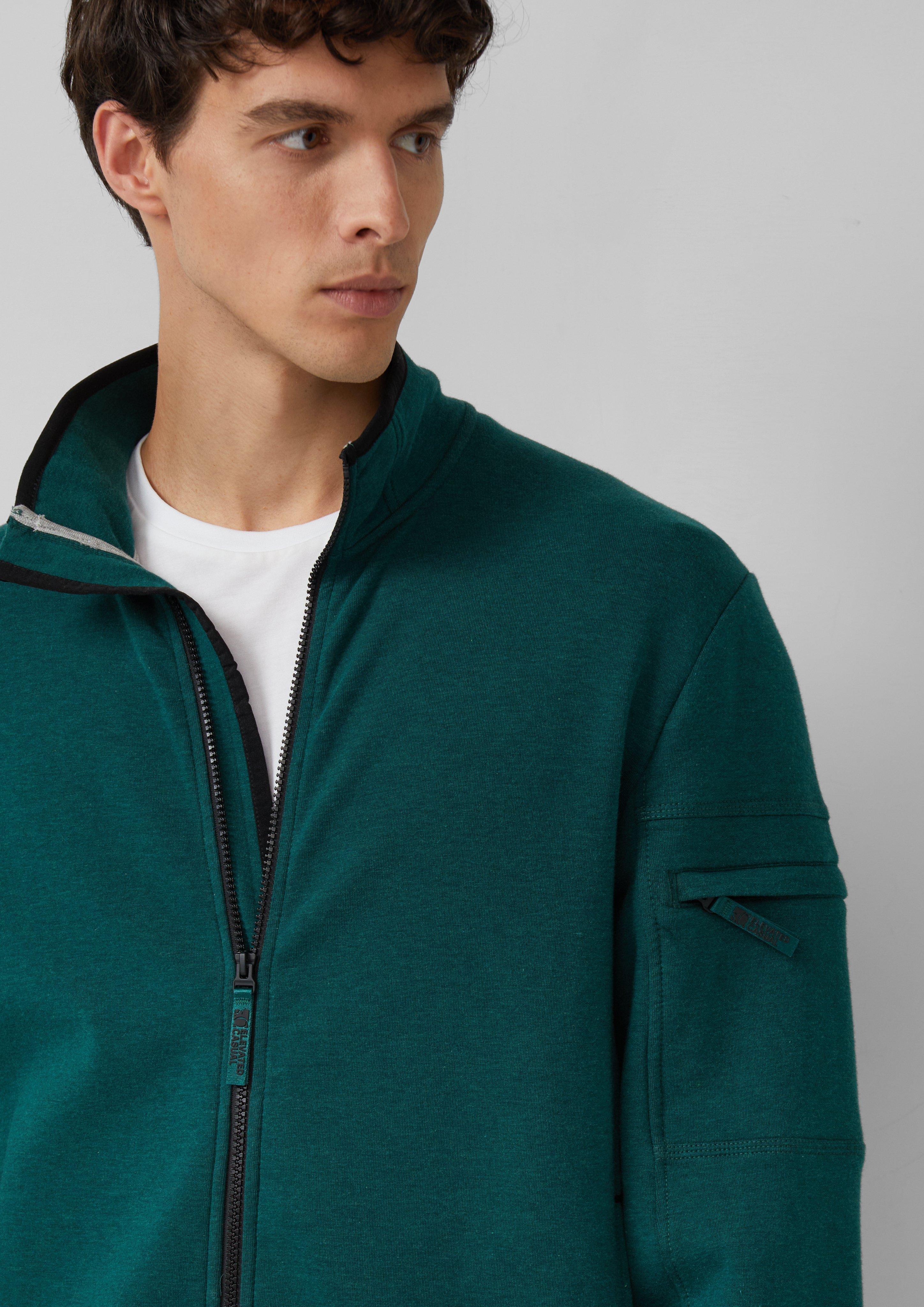 Sweatshirt jas in 79W2 & 99W2