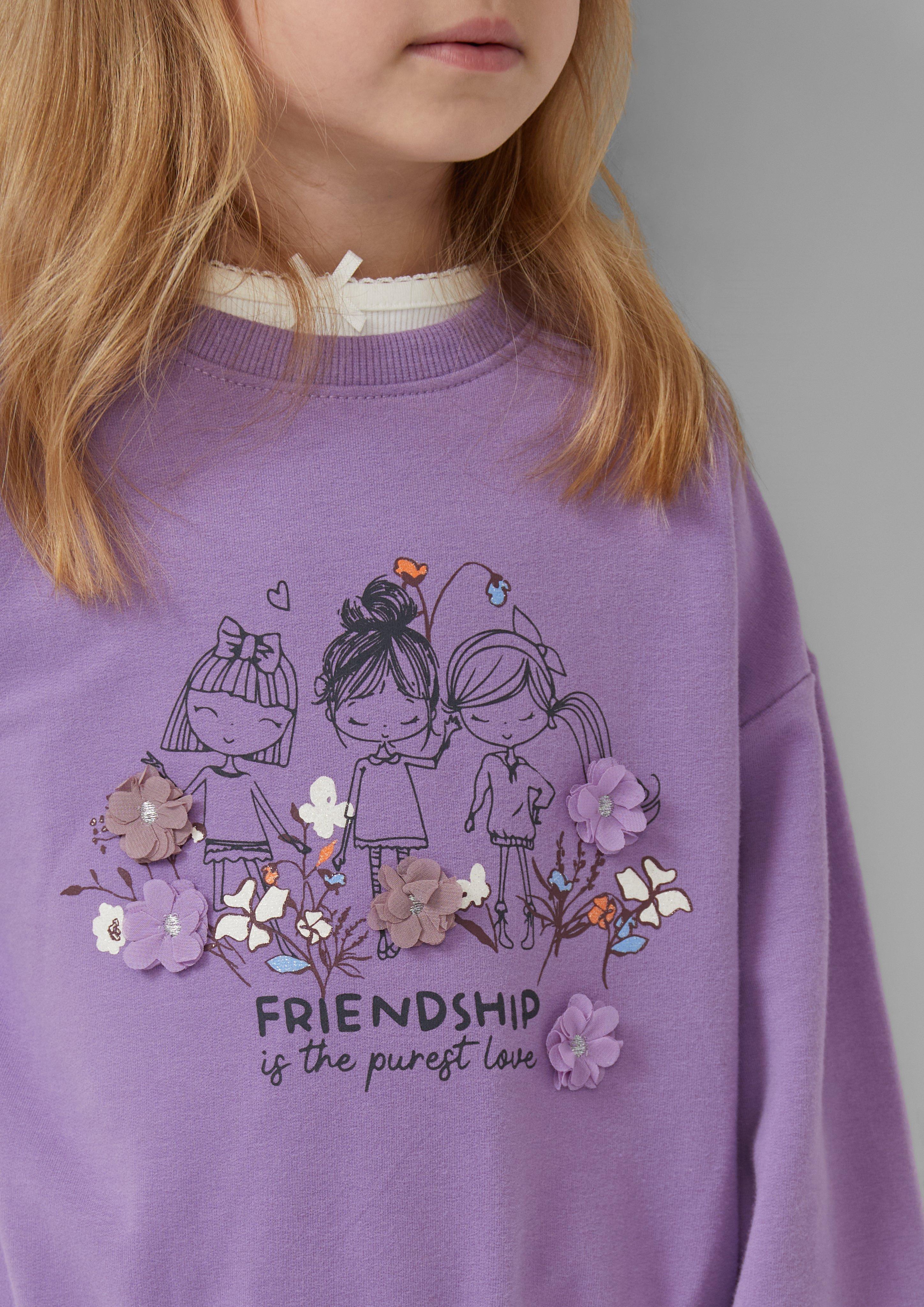 Sweatshirt in 4670 & 0406