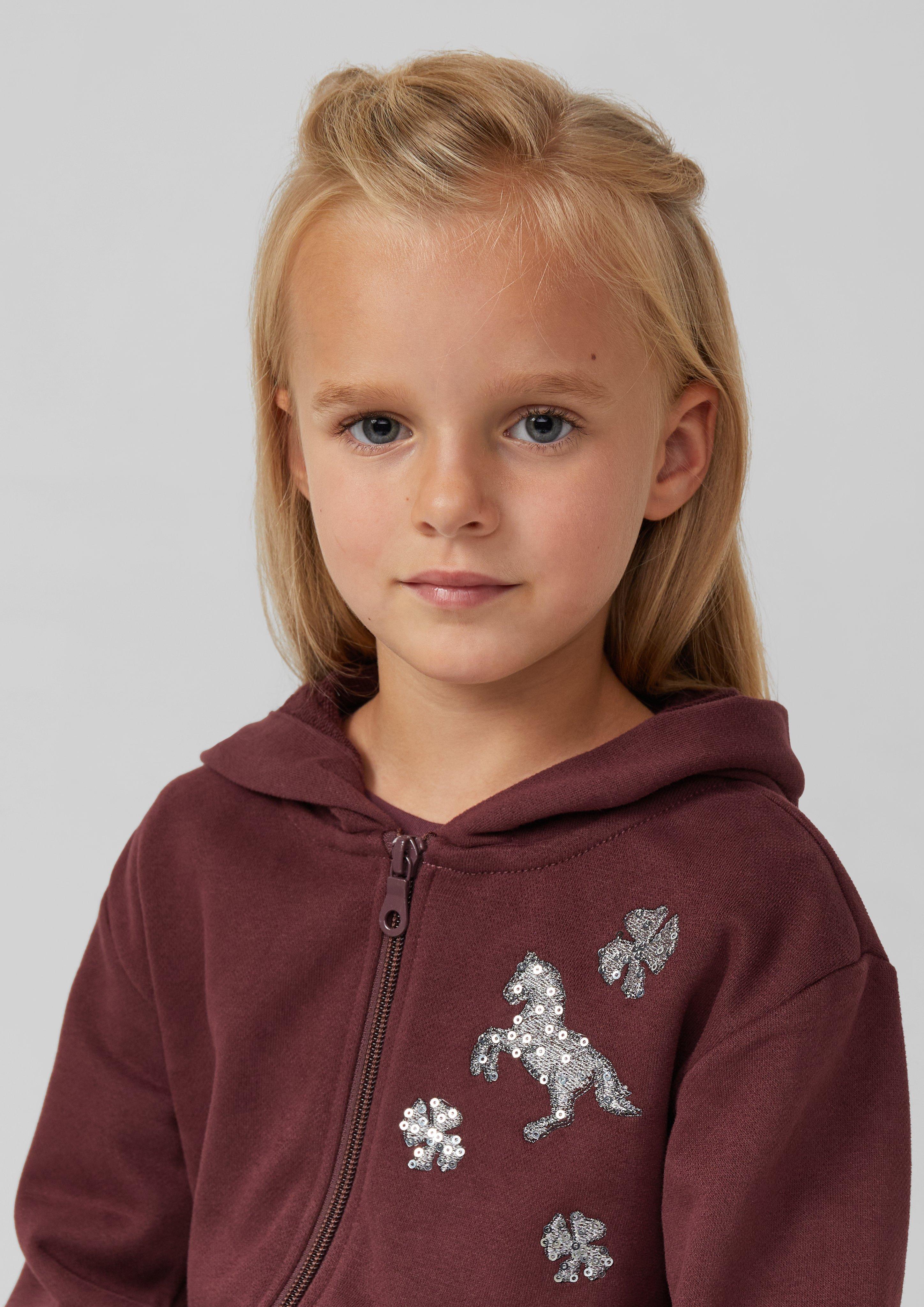 Sweatshirt Jacke in 4927