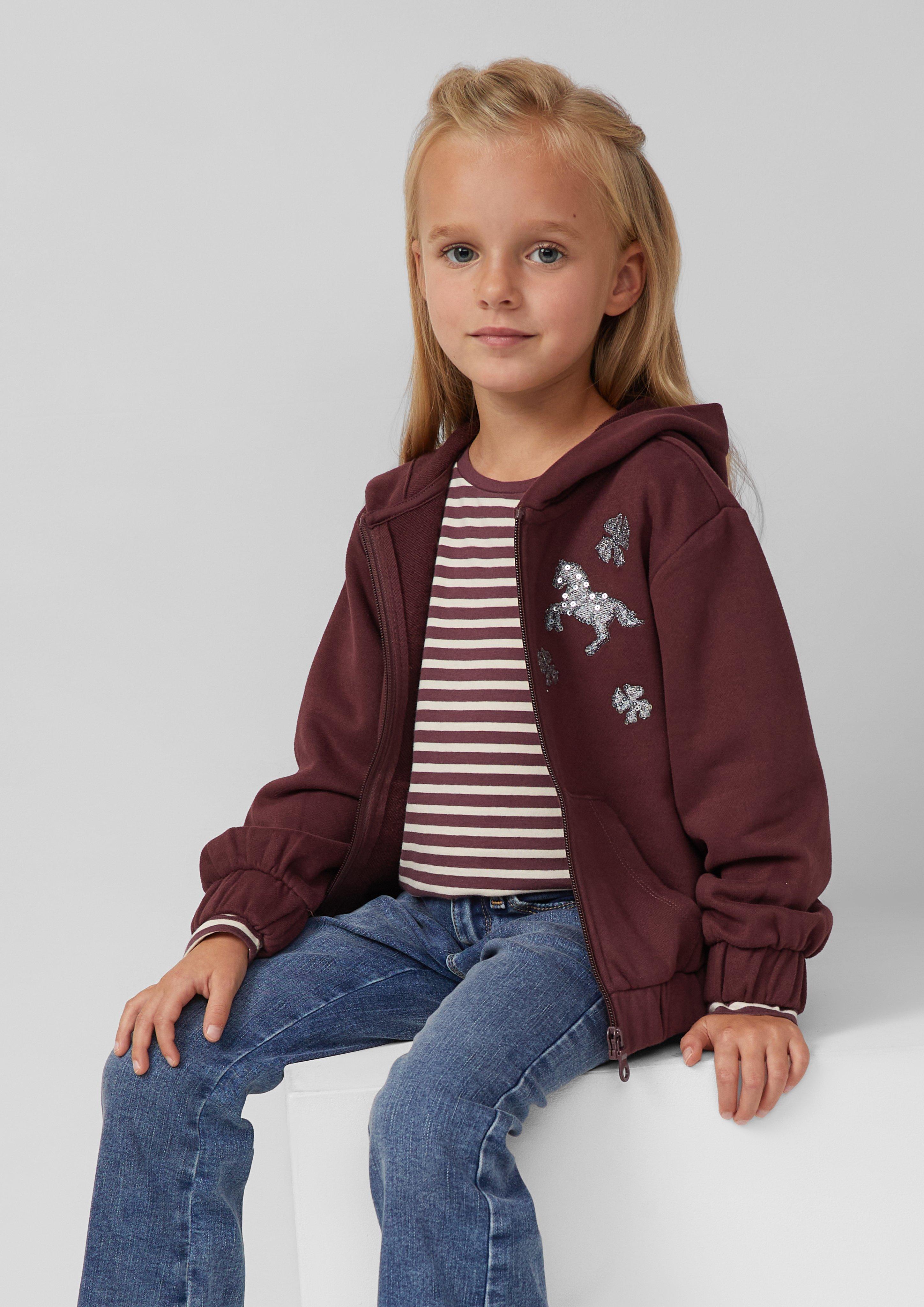 Sweatshirt Jacke in 4927