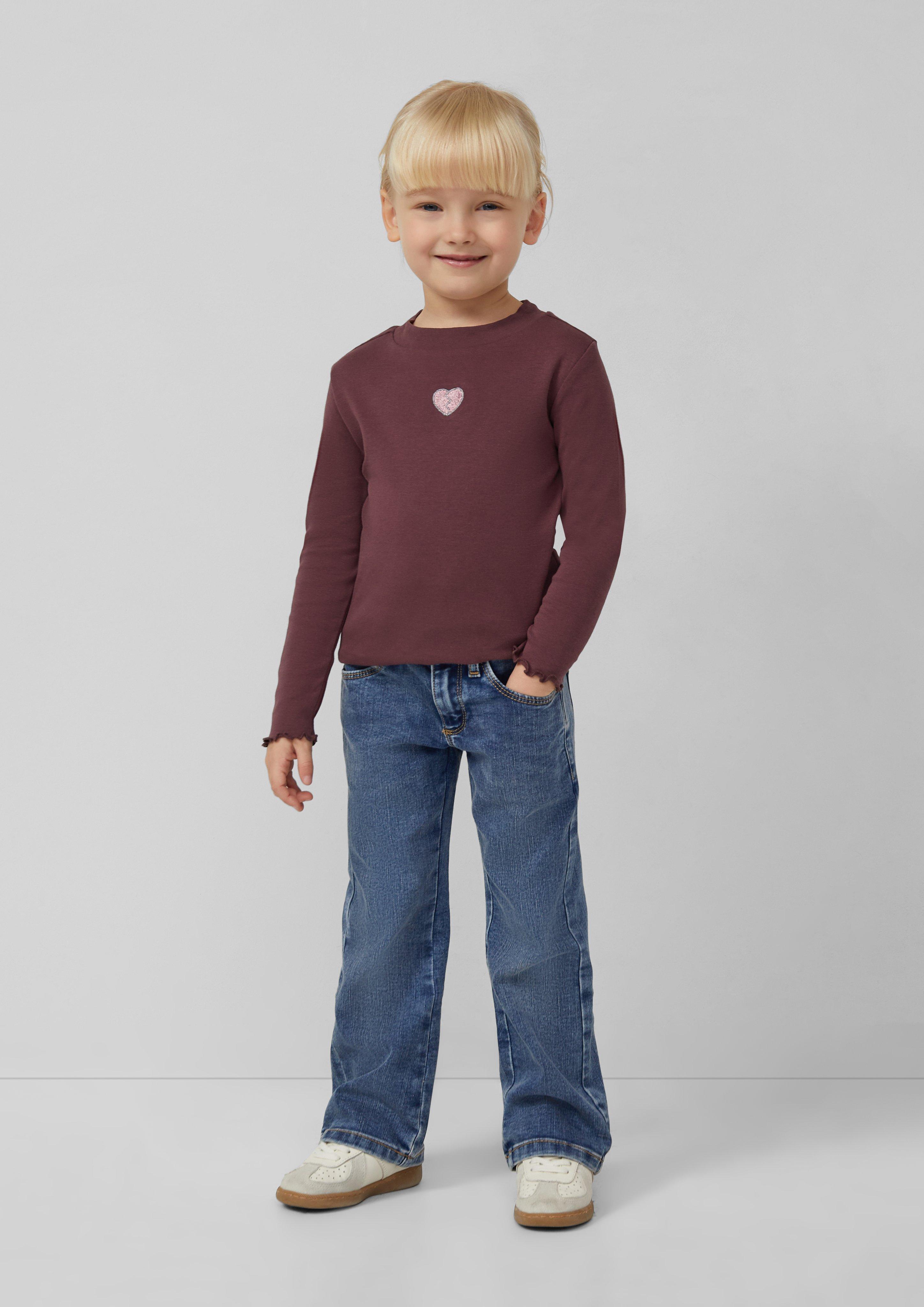 Geribde longsleeve in 4927, 0210 & 4530