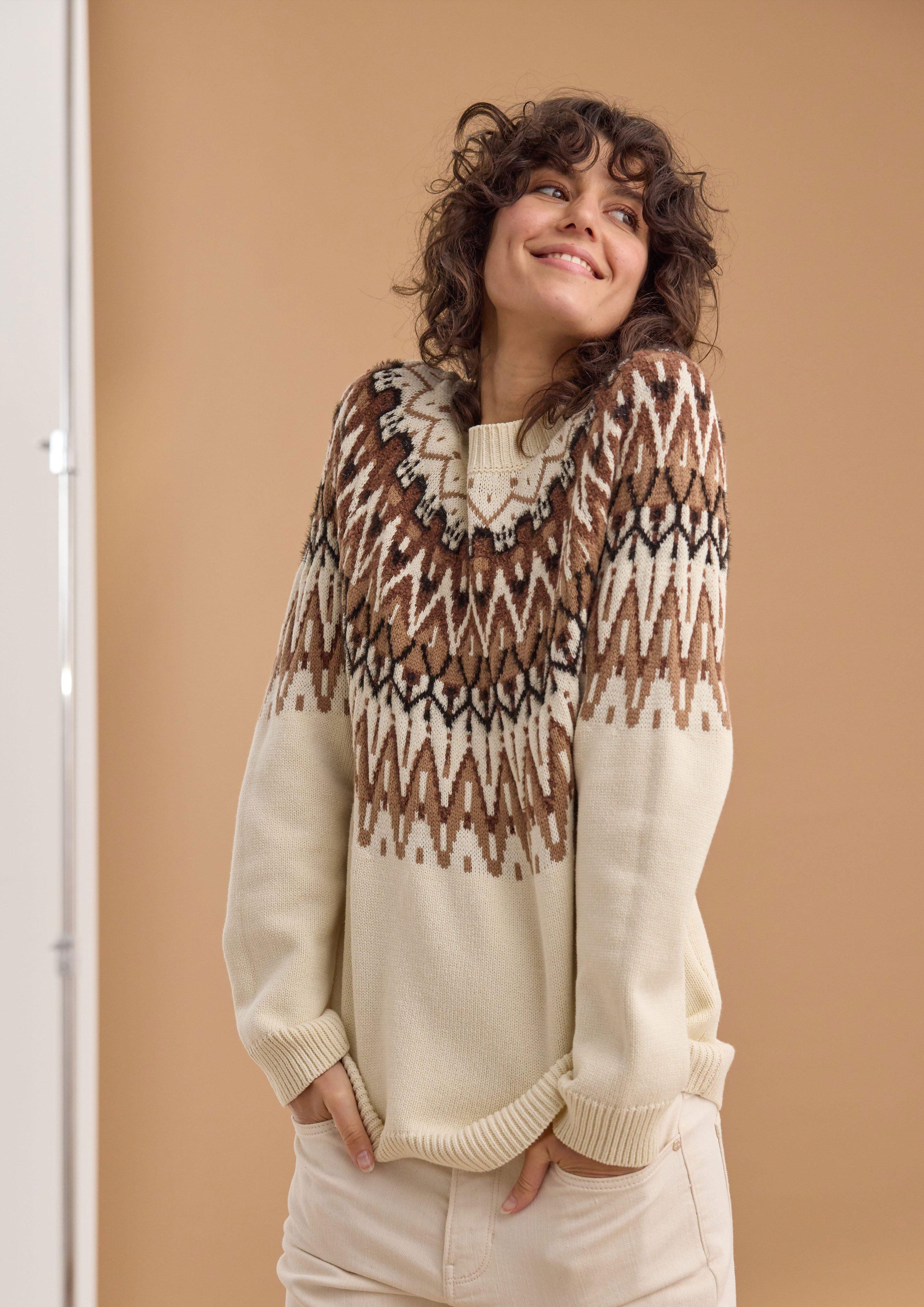 Pull en tricot in 02X3