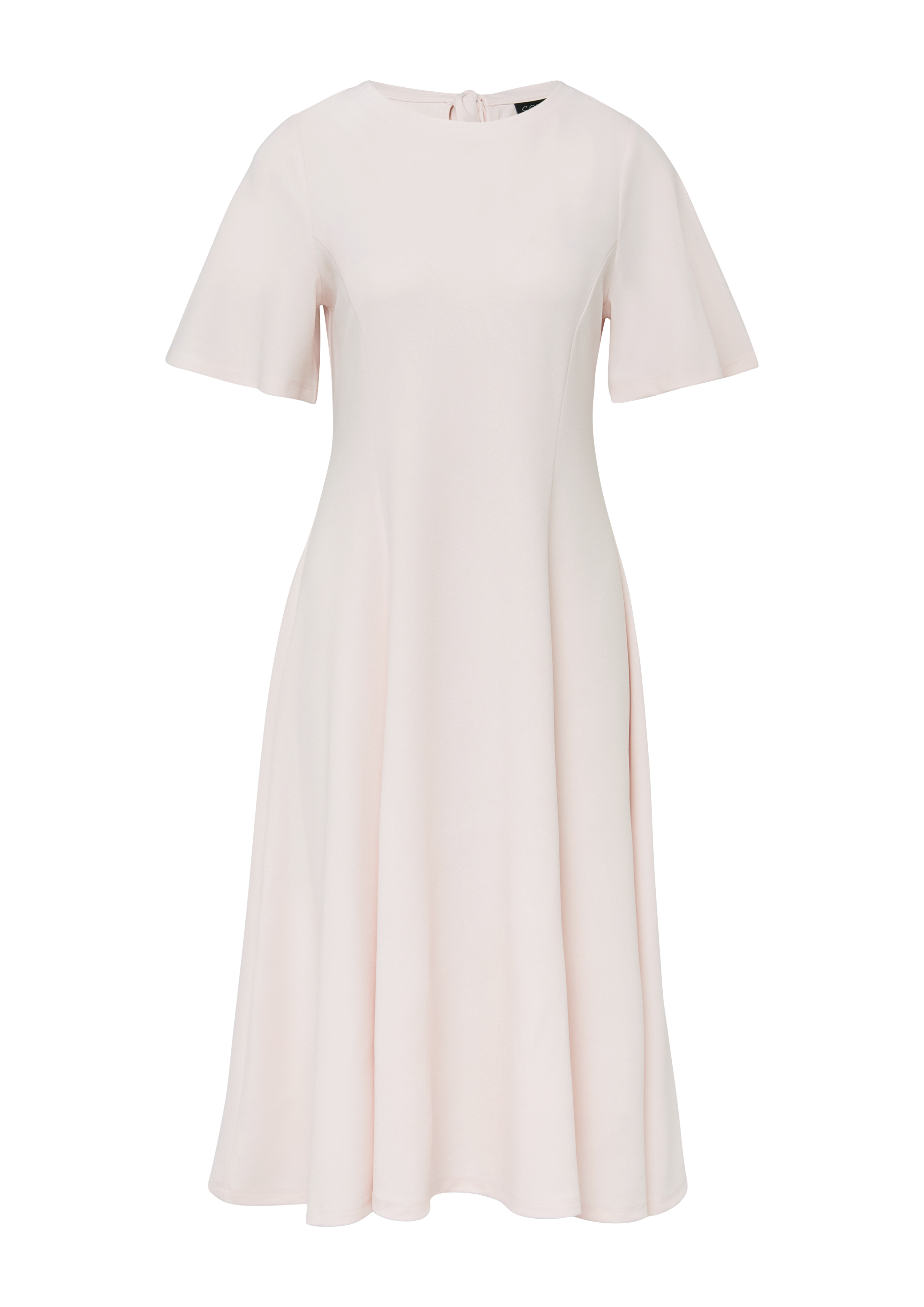 Ausgestelltes Midi-Kleid mit Schleifen-Detail 