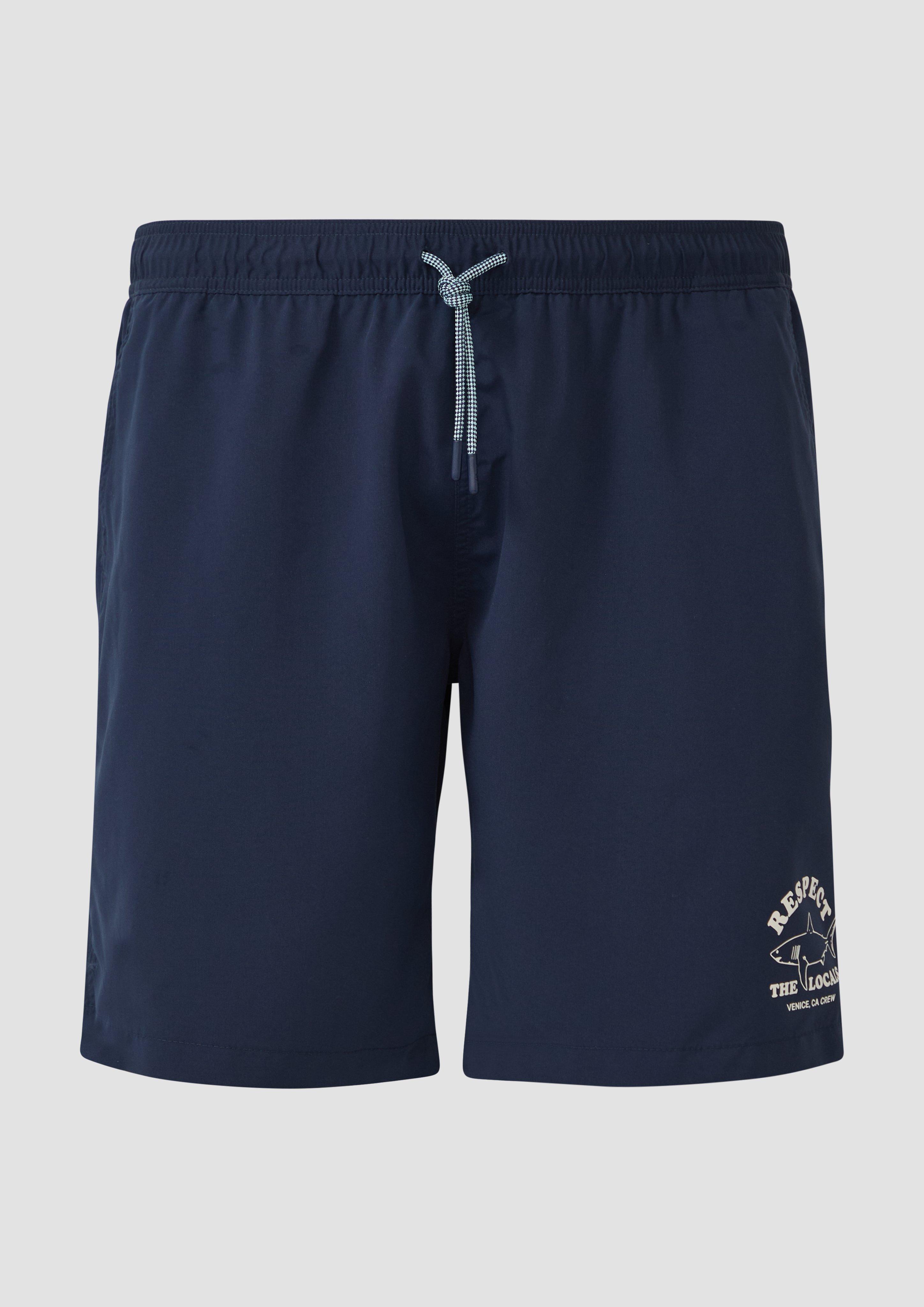 Zwemshort met printdetail