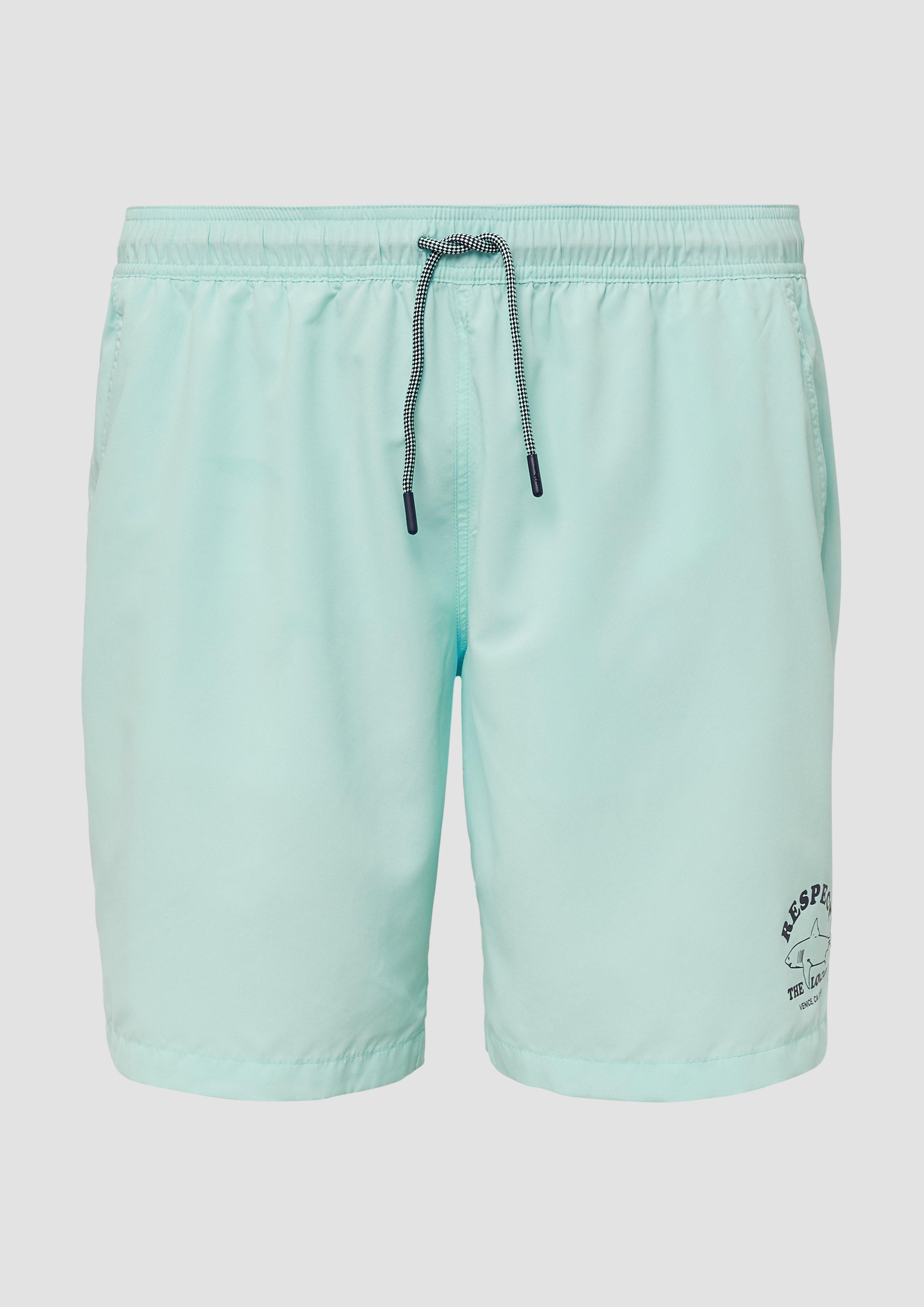 Zwemshort met printdetail