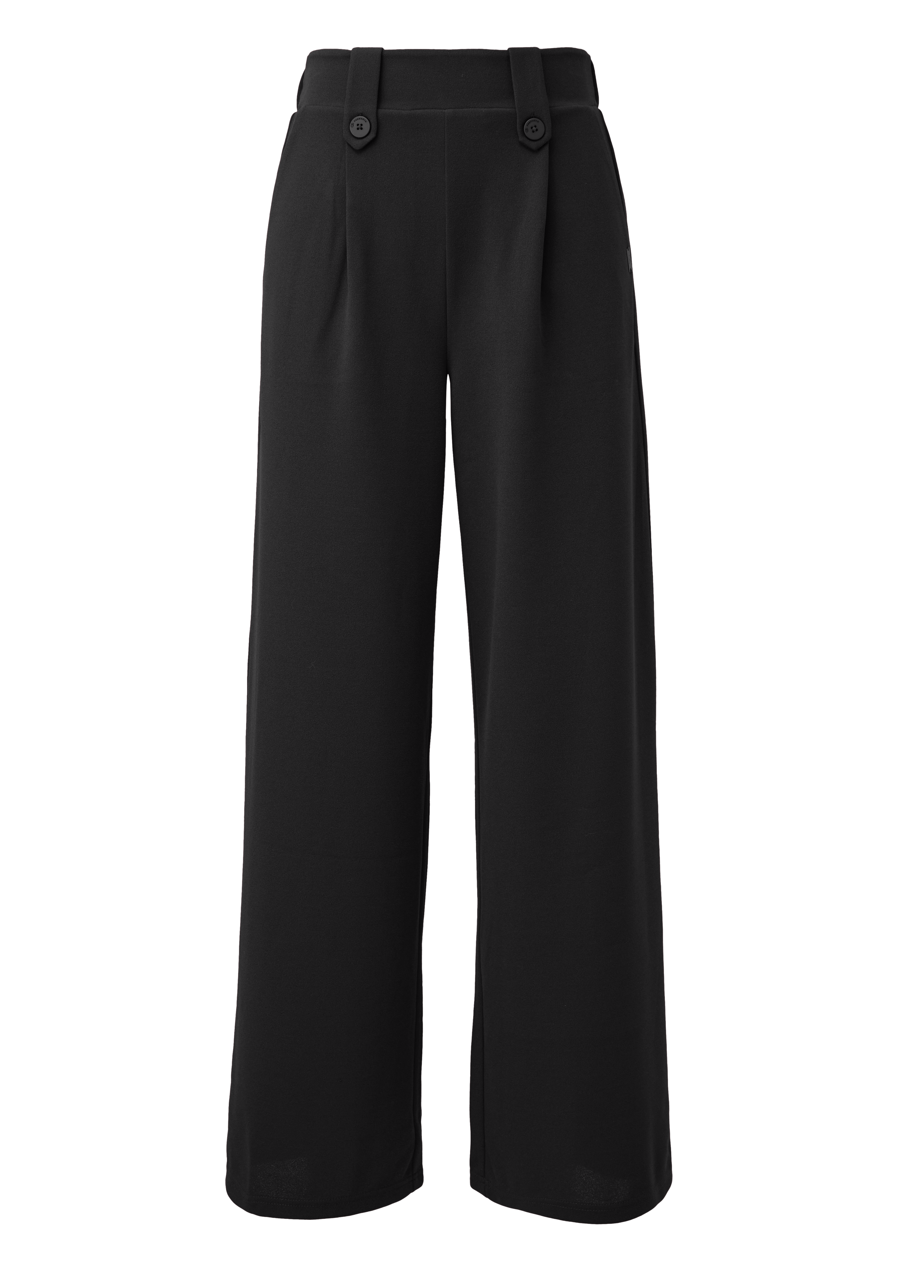 Wide-Leg Hose aus Interlockjersey